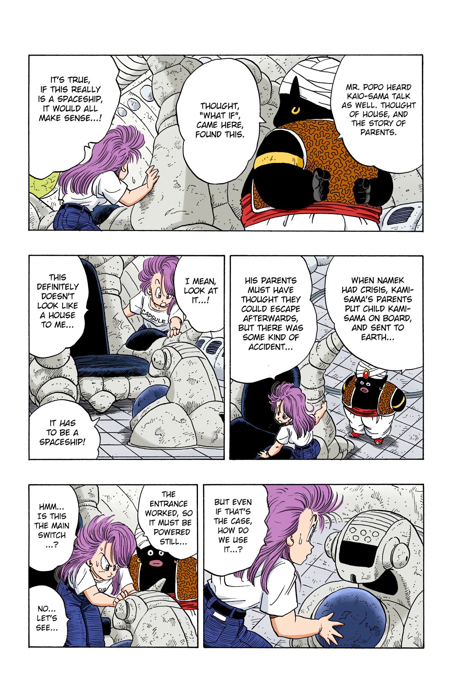 DBZ Frieza Saga Colored Manga