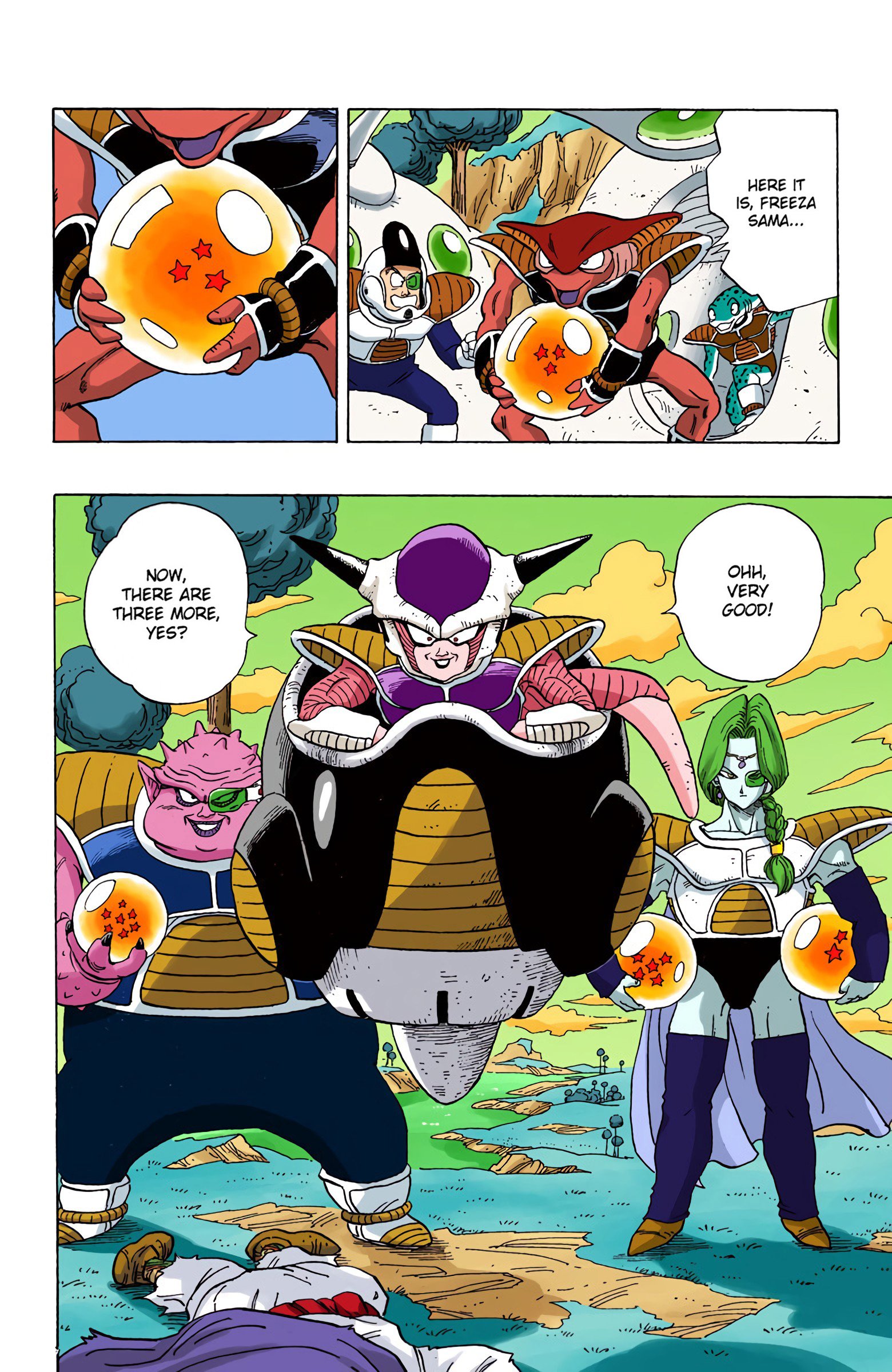 DBZ Frieza Saga Colored Manga