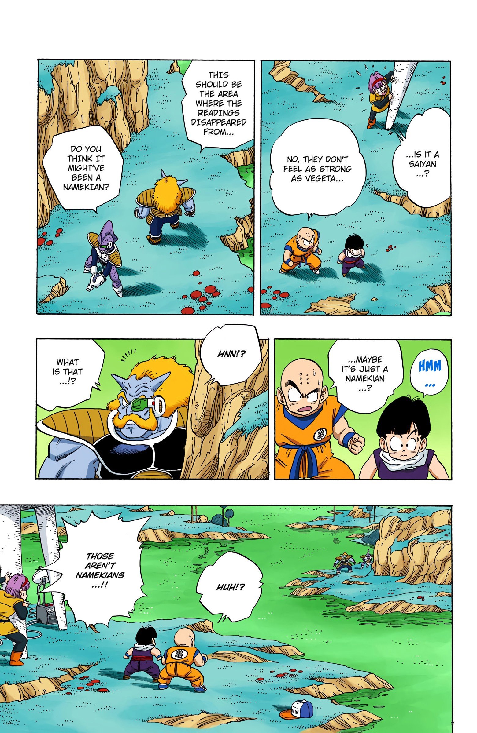 DBZ Frieza Saga Colored Manga