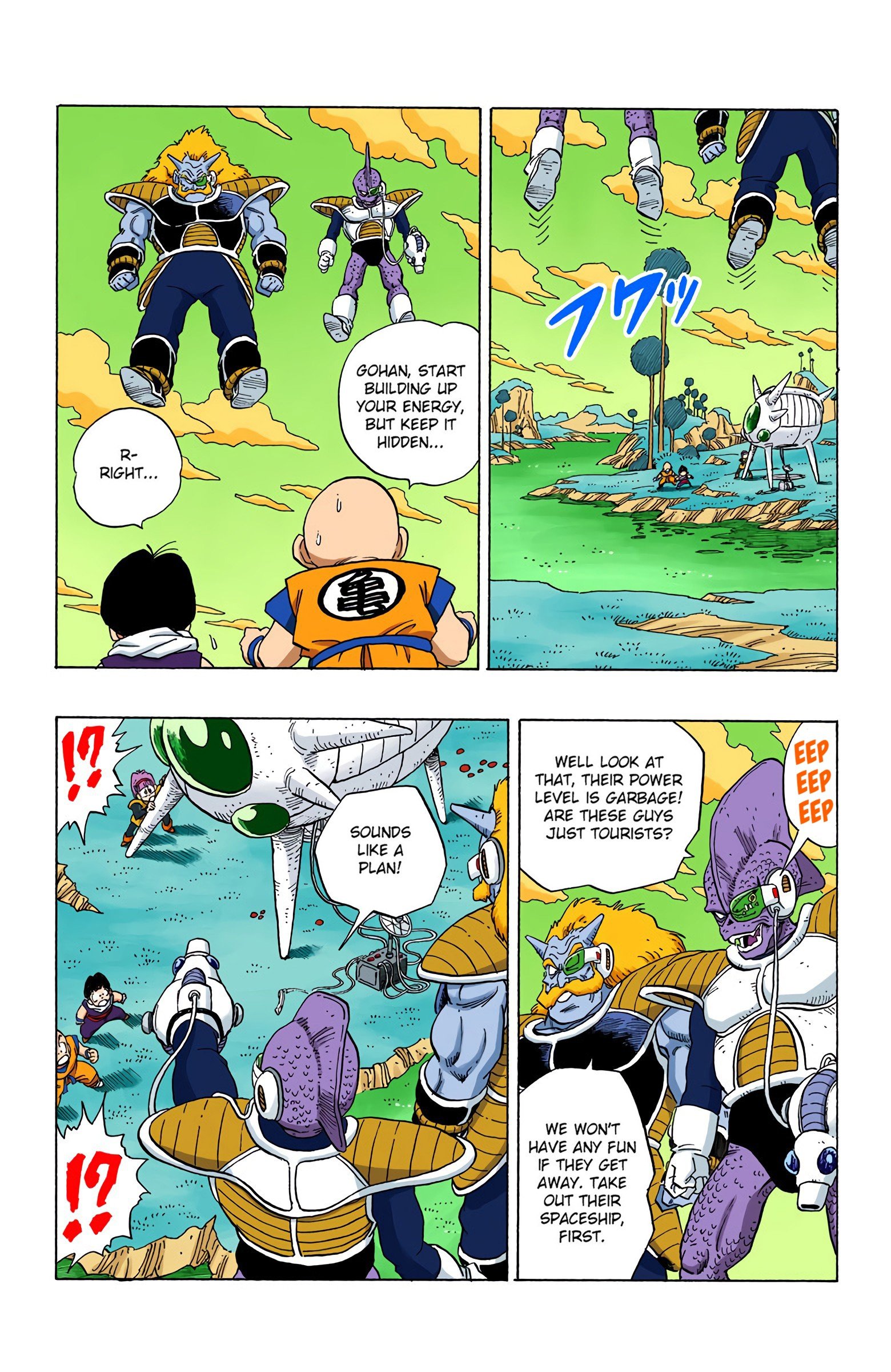 DBZ Frieza Saga Colored Manga