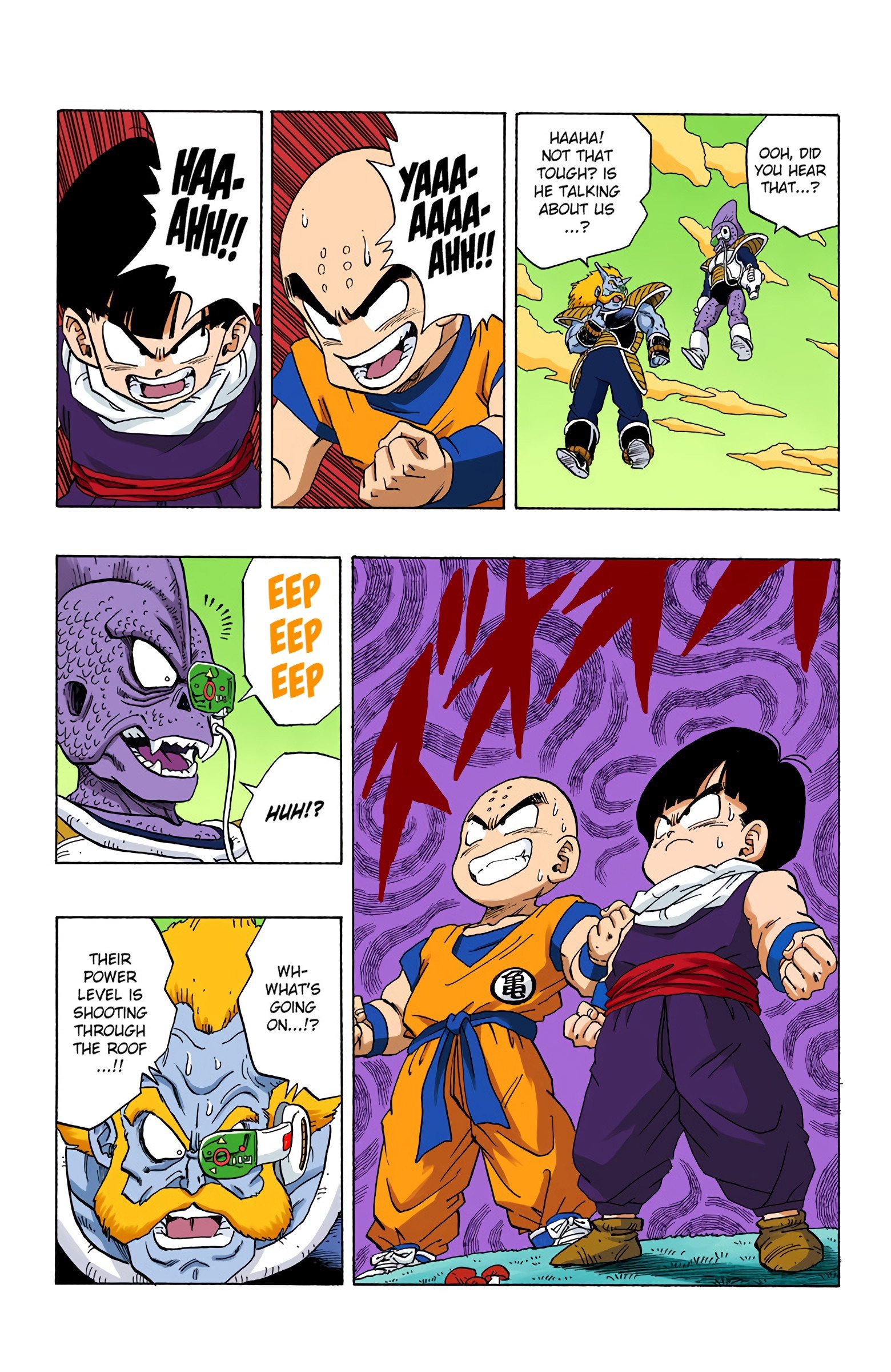 DBZ Frieza Saga Colored Manga