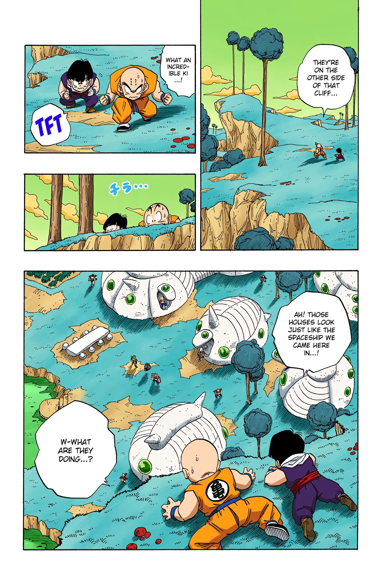 DBZ Frieza Saga Colored Manga