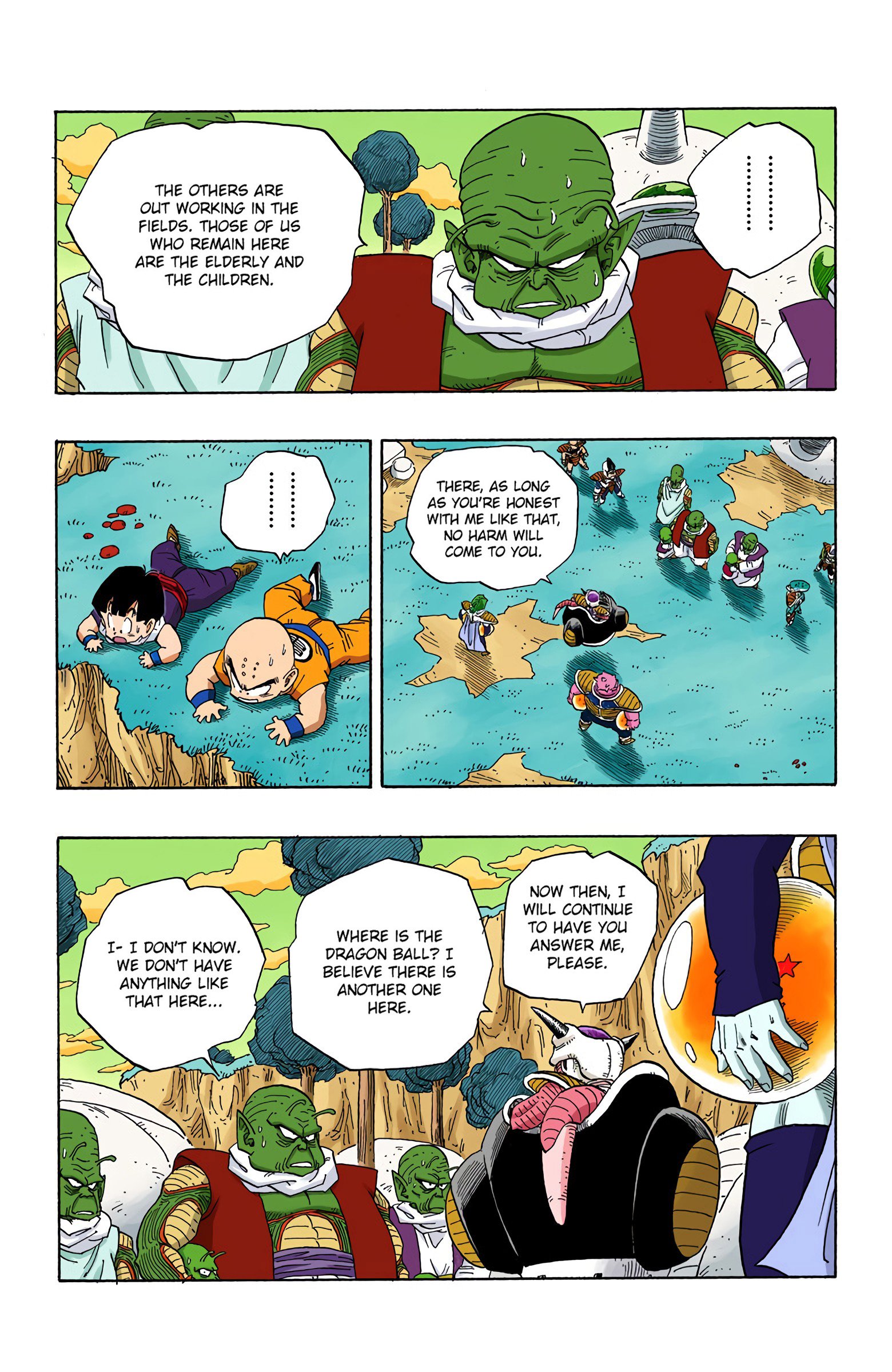 DBZ Frieza Saga Colored Manga