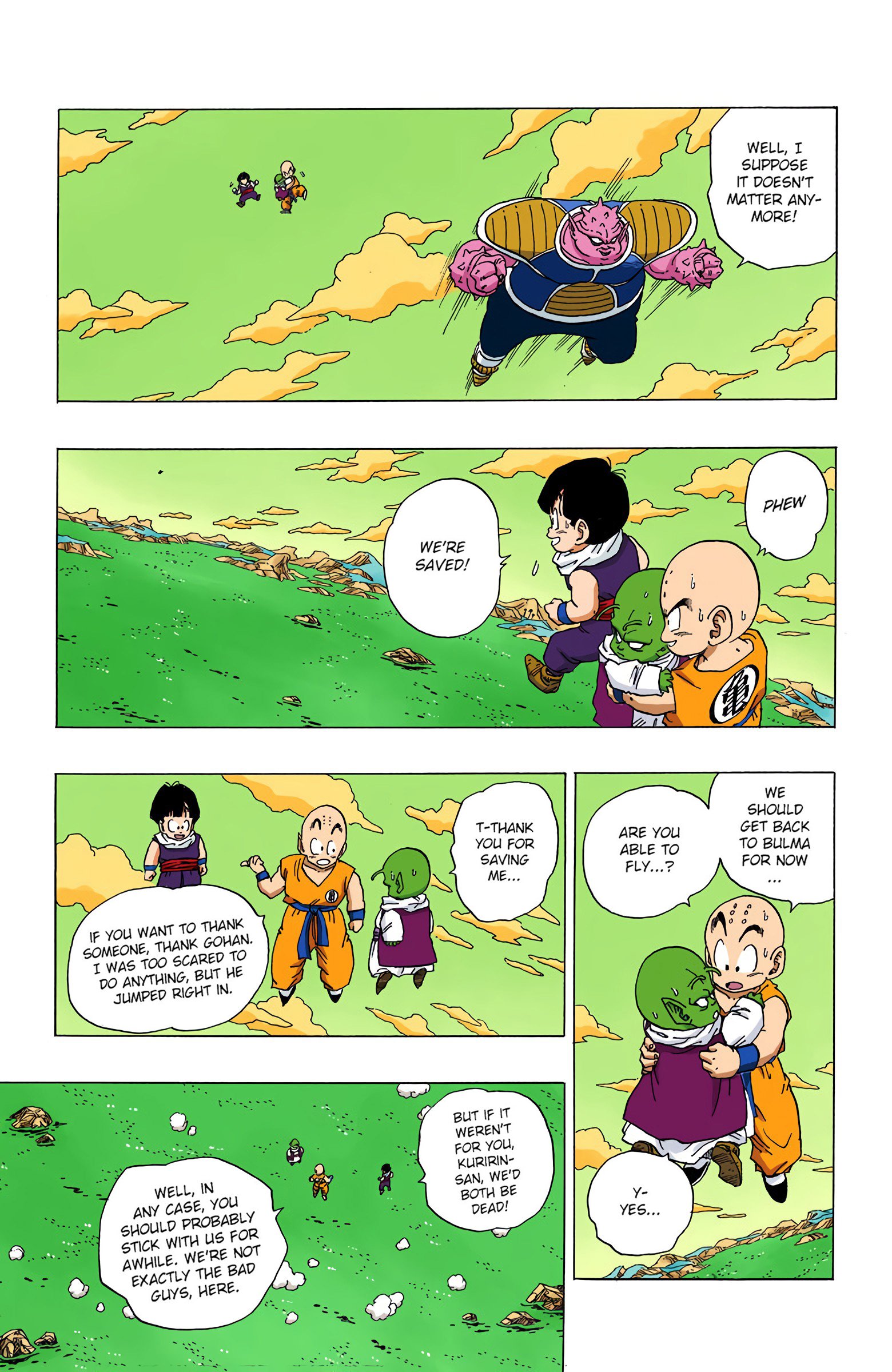 DBZ Frieza Saga Colored Manga