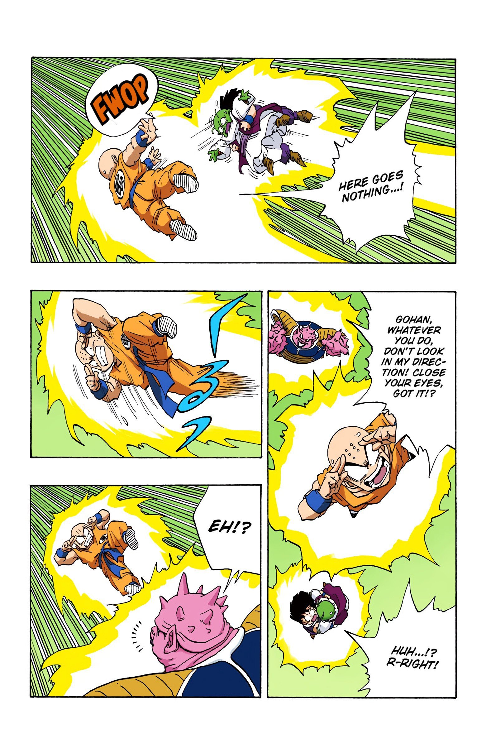 DBZ Frieza Saga Colored Manga