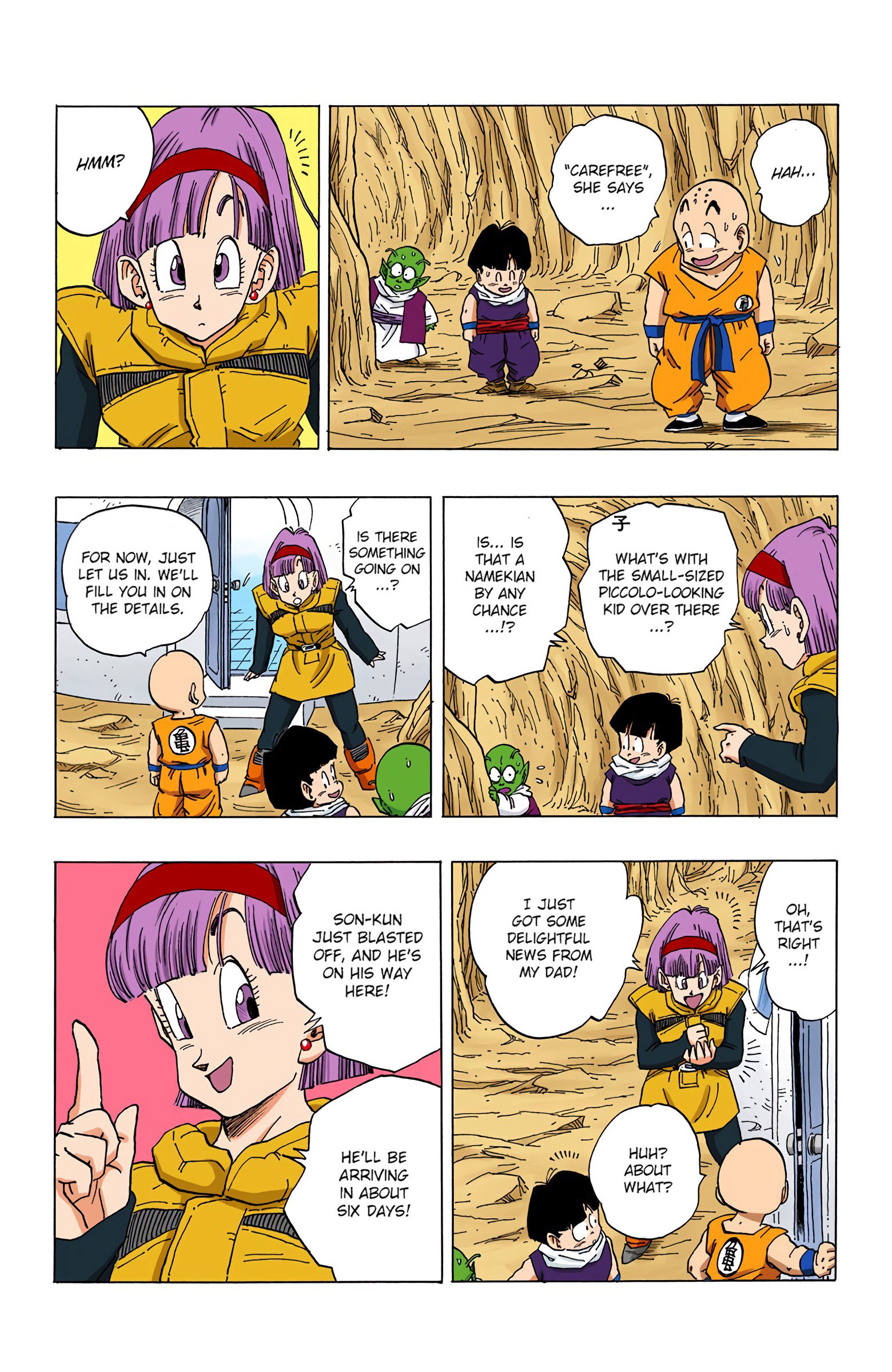 DBZ Frieza Saga Colored Manga