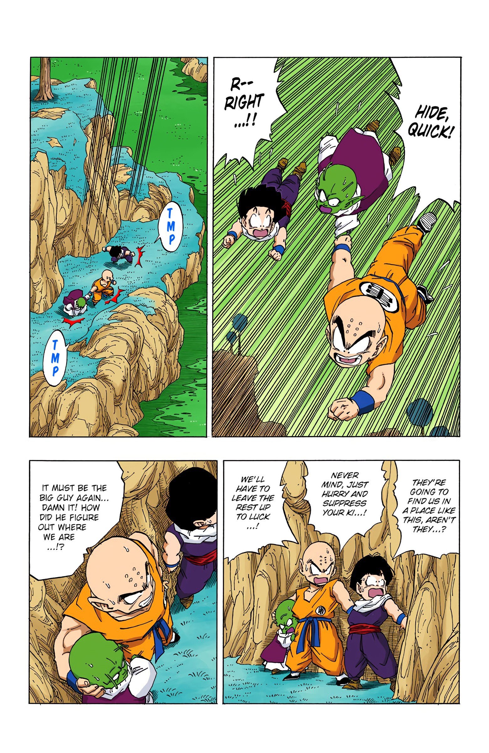 DBZ Frieza Saga Colored Manga