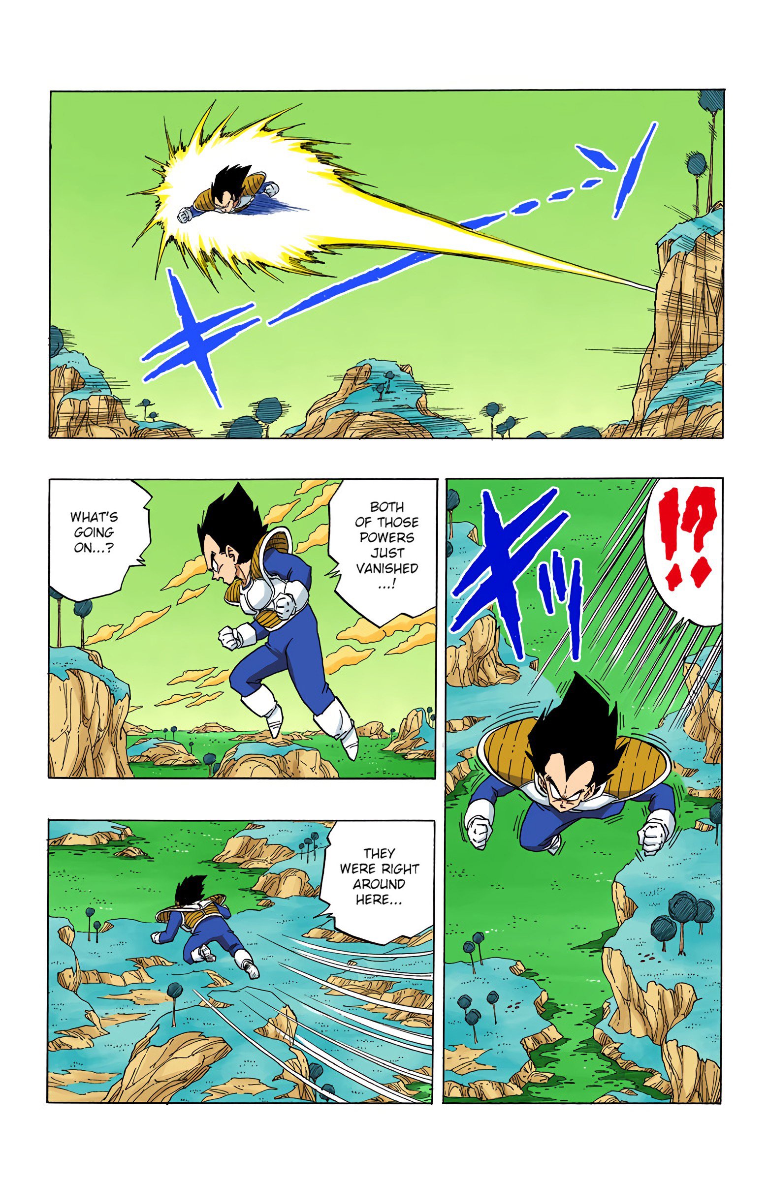 DBZ Frieza Saga Colored Manga