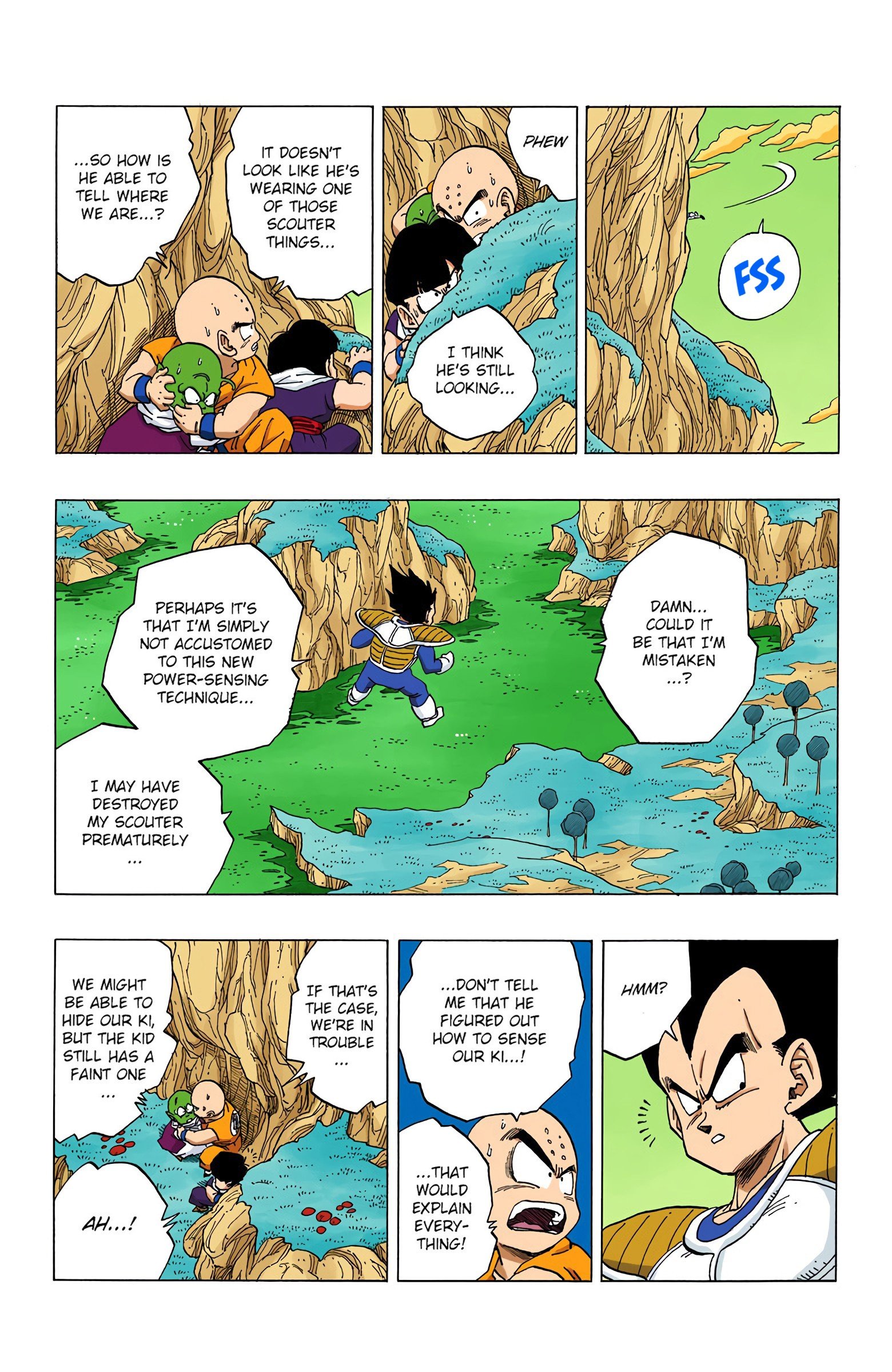 DBZ Frieza Saga Colored Manga