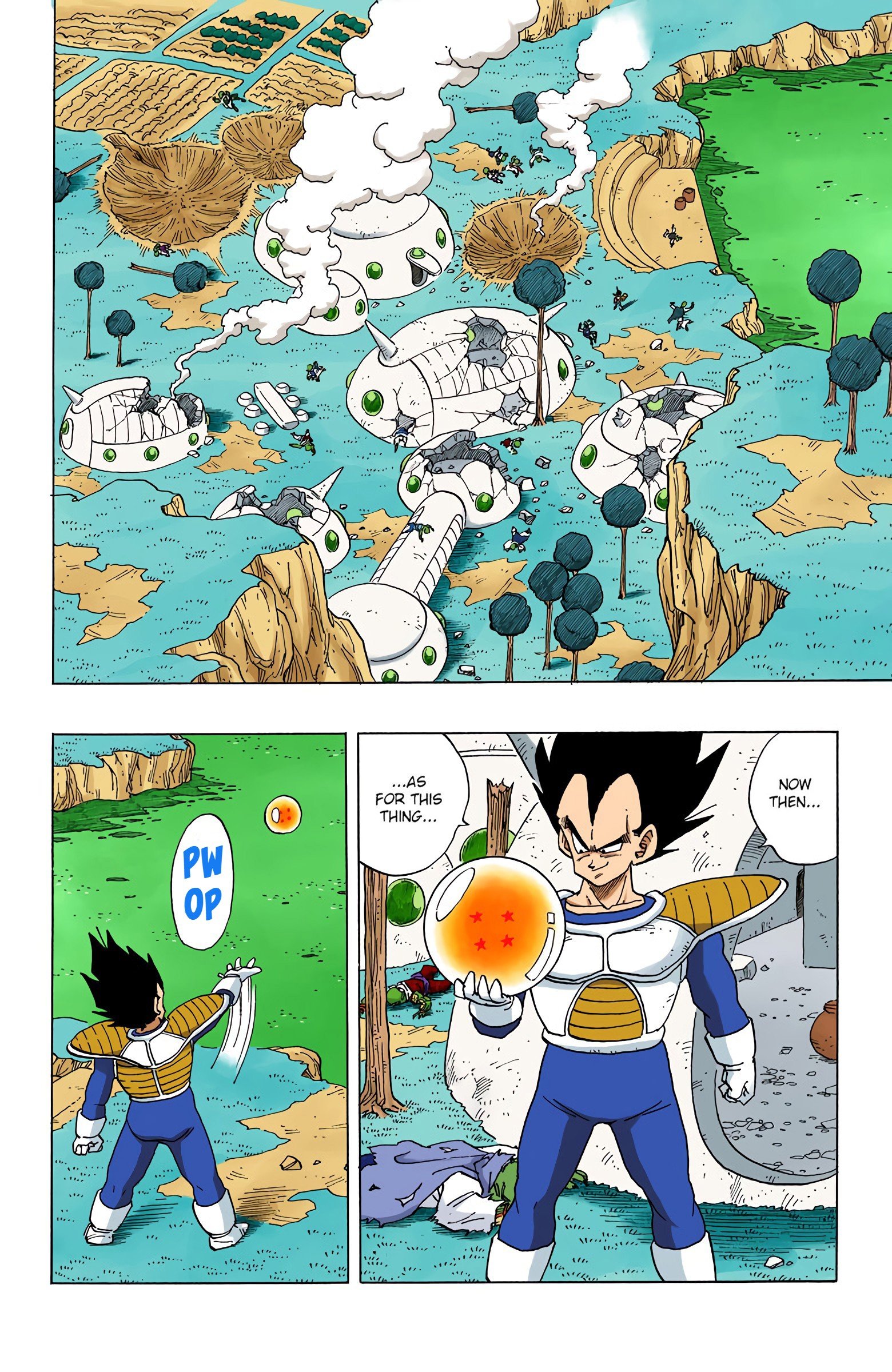 DBZ Frieza Saga Colored Manga