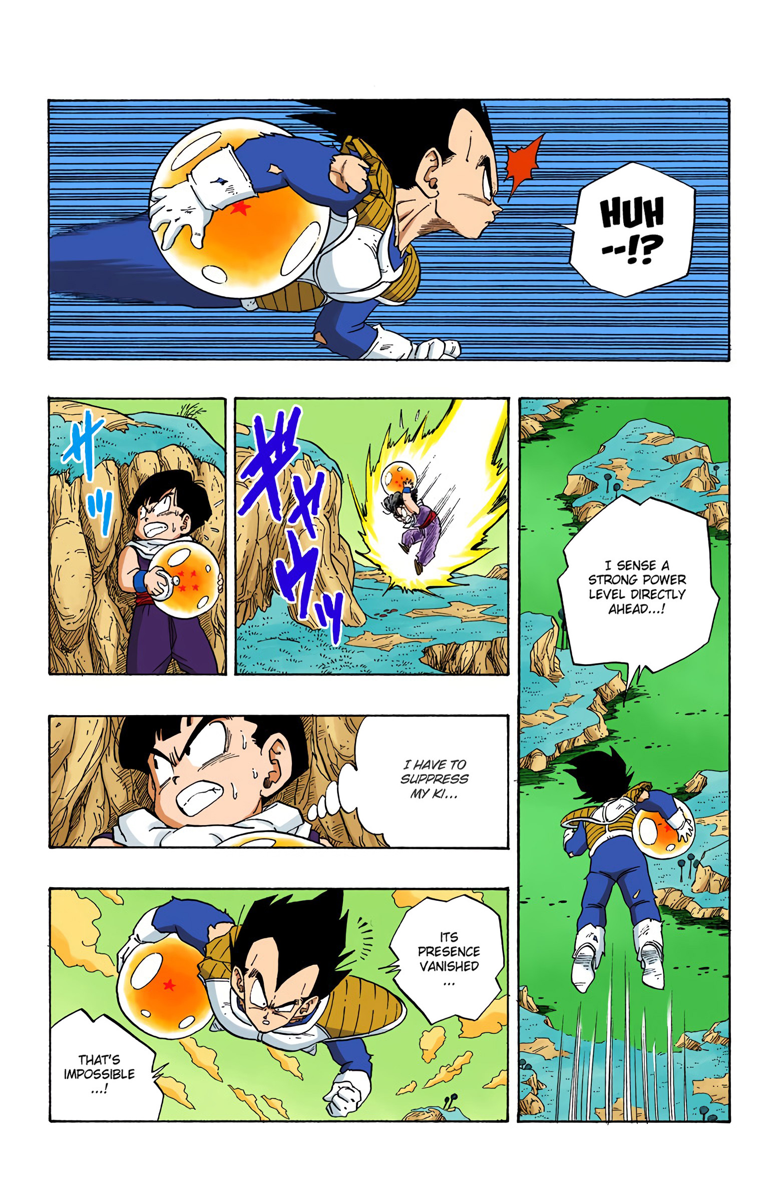 DBZ Frieza Saga Colored Manga