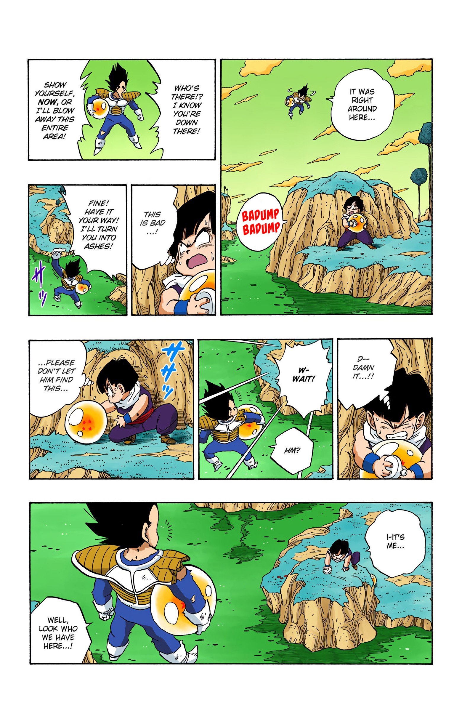 DBZ Frieza Saga Colored Manga