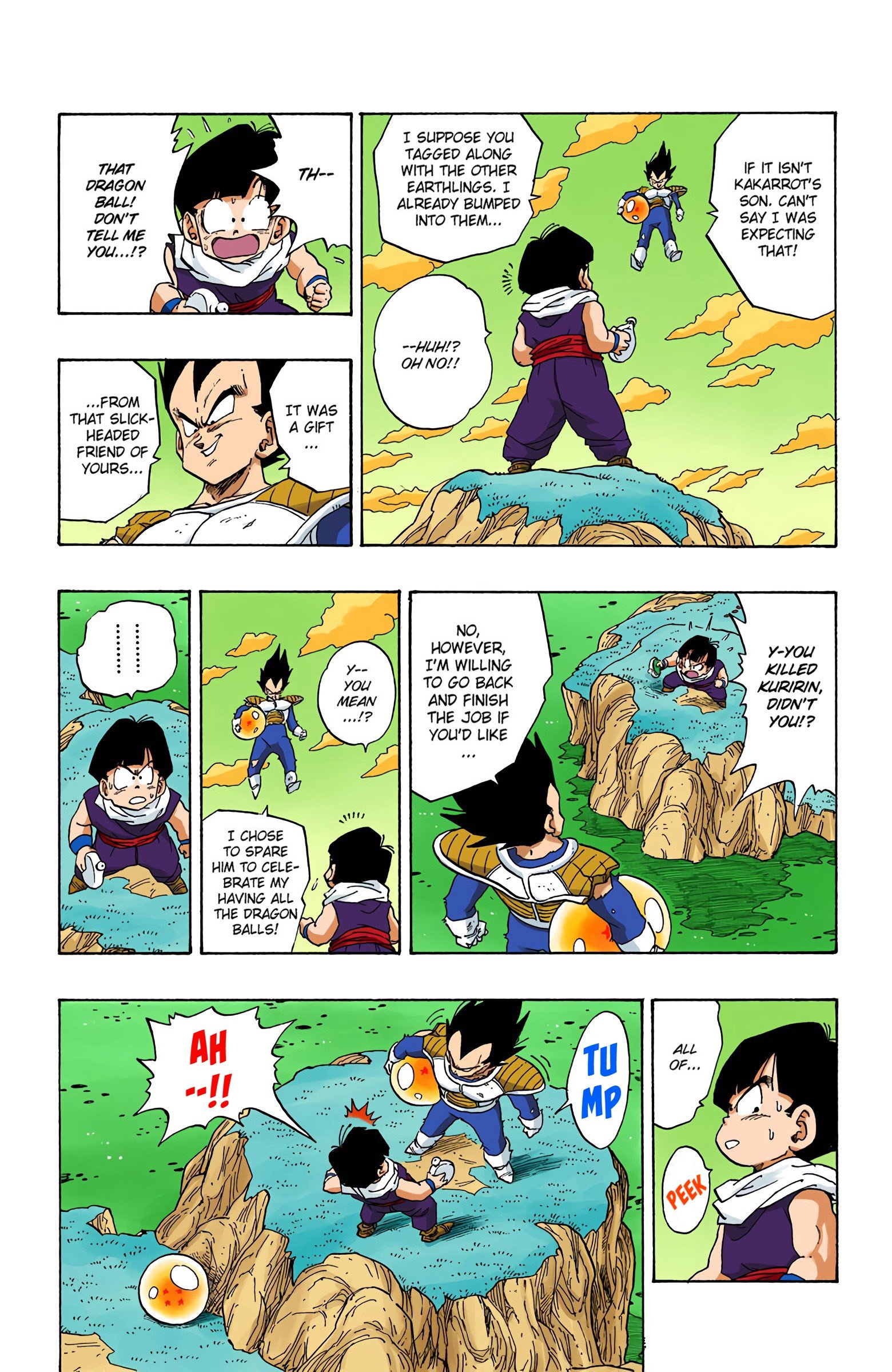 DBZ Frieza Saga Colored Manga