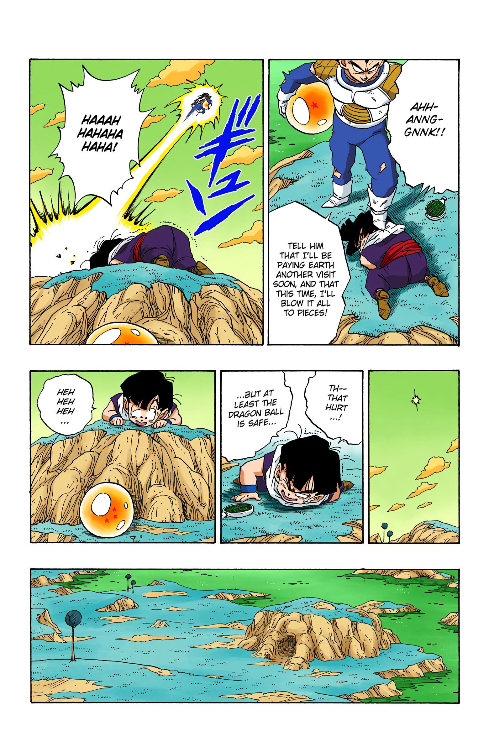 DBZ Frieza Saga Colored Manga