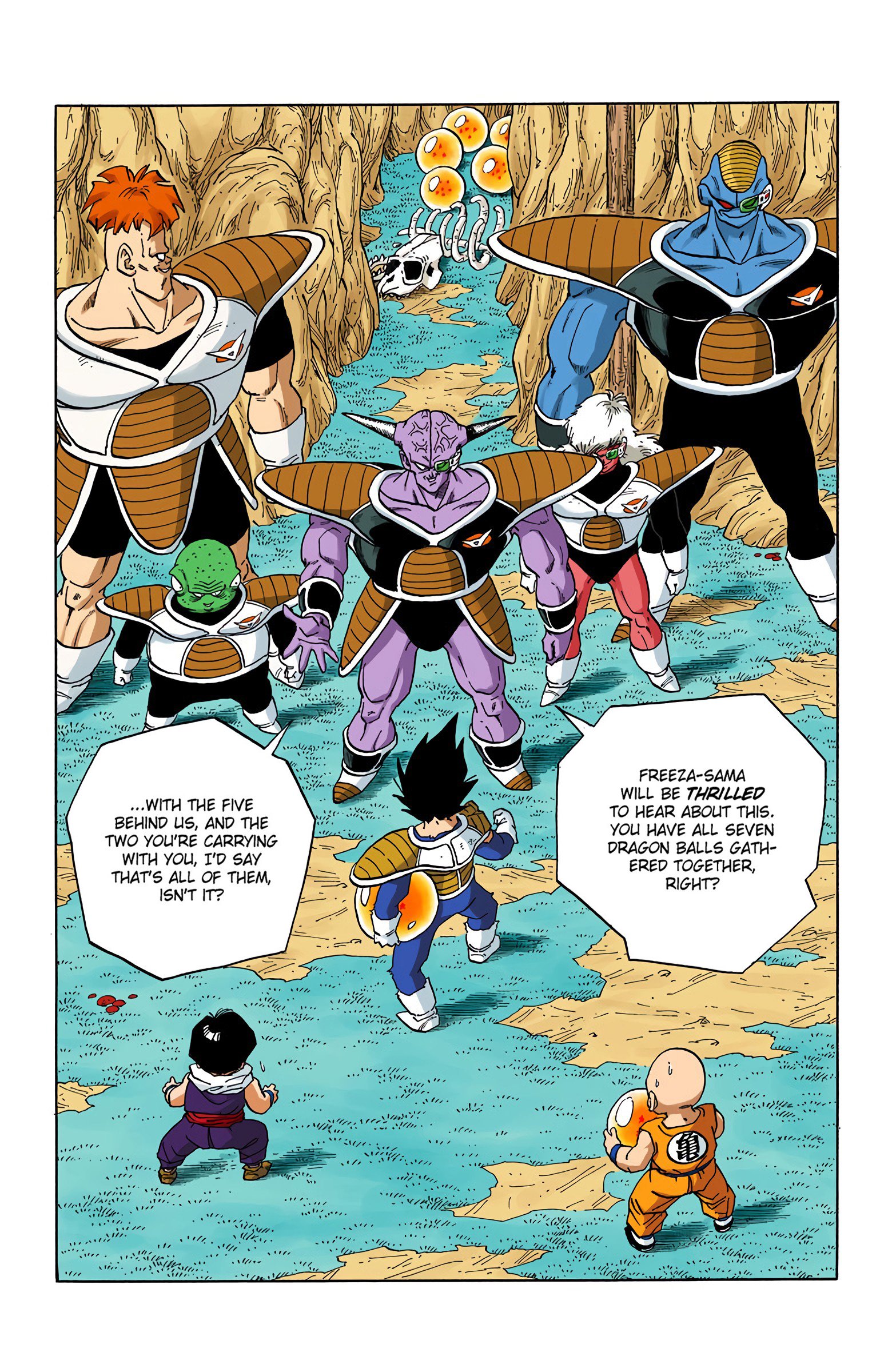 DBZ Frieza Saga Colored Manga