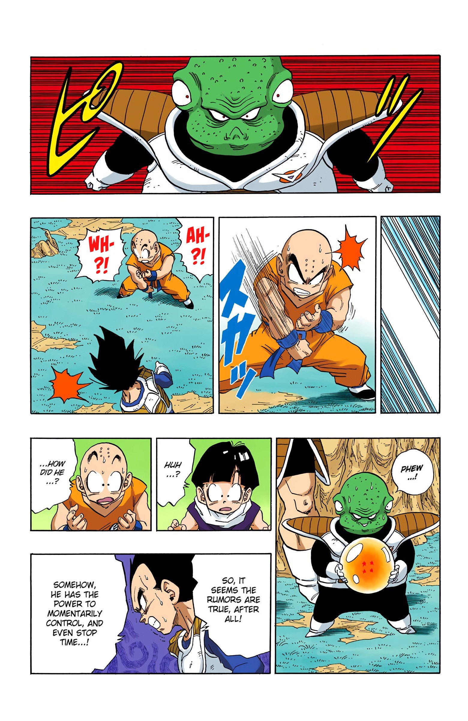 DBZ Frieza Saga Colored Manga