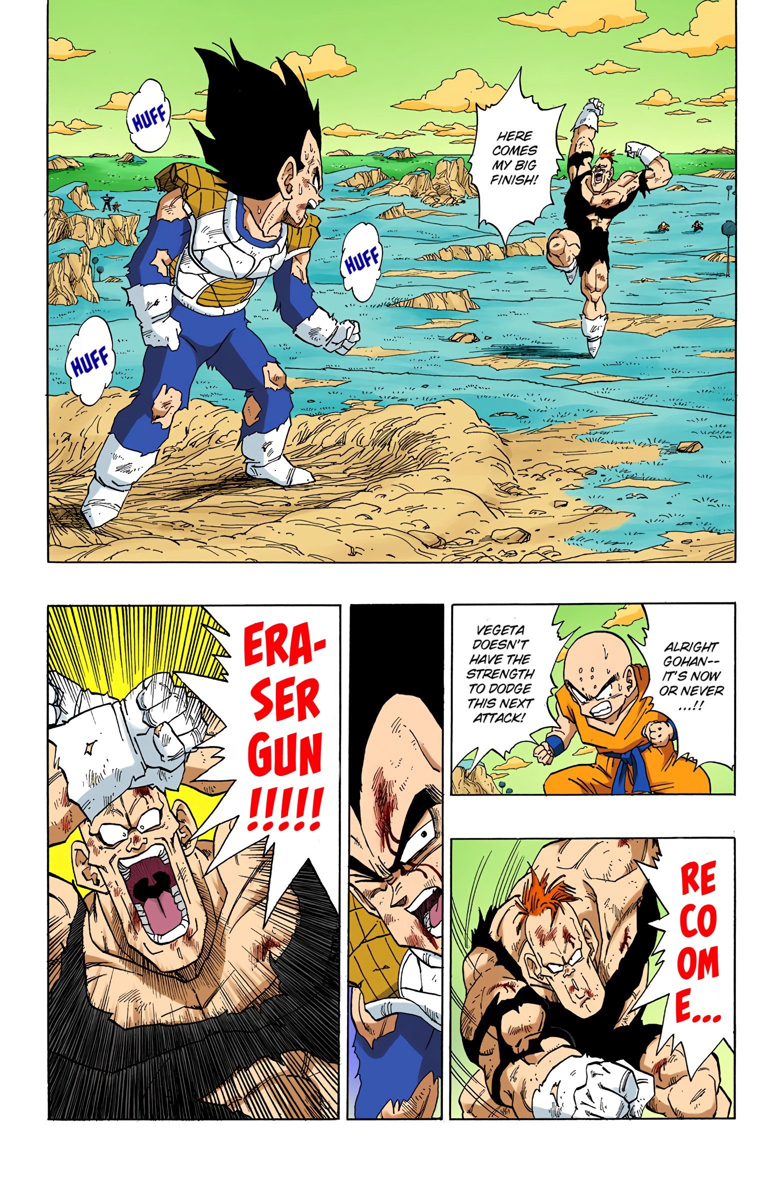 DBZ Frieza Saga Colored Manga