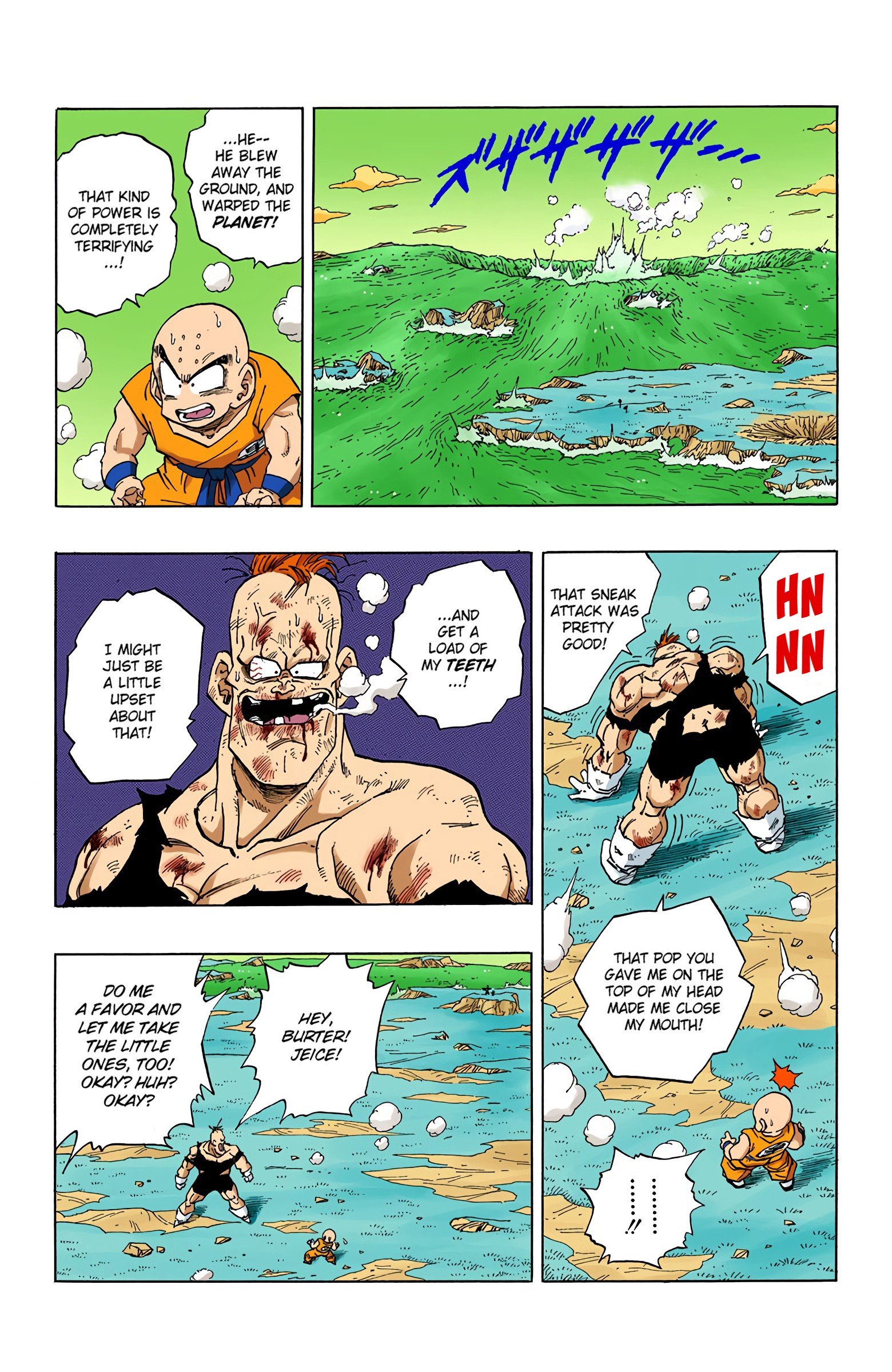 DBZ Frieza Saga Colored Manga