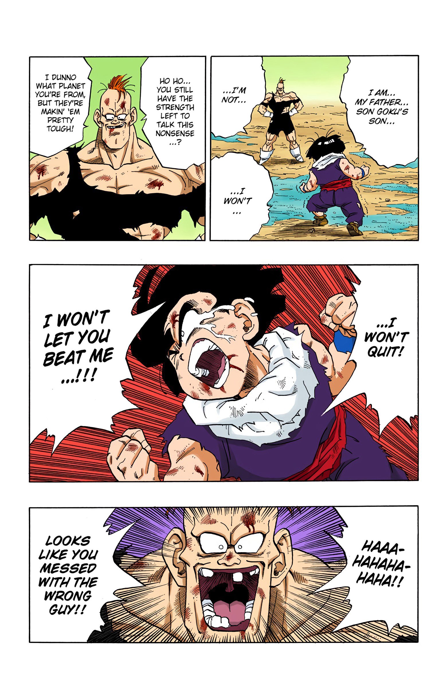 DBZ Frieza Saga Colored Manga