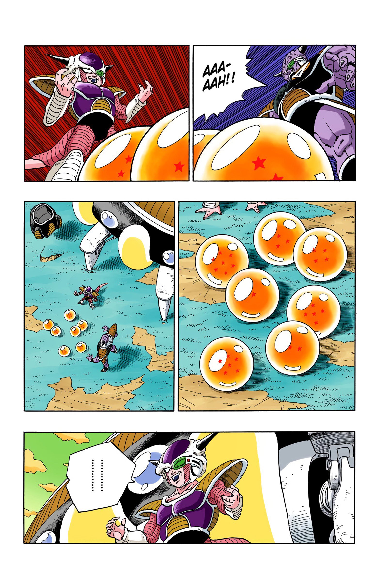 DBZ Frieza Saga Colored Manga