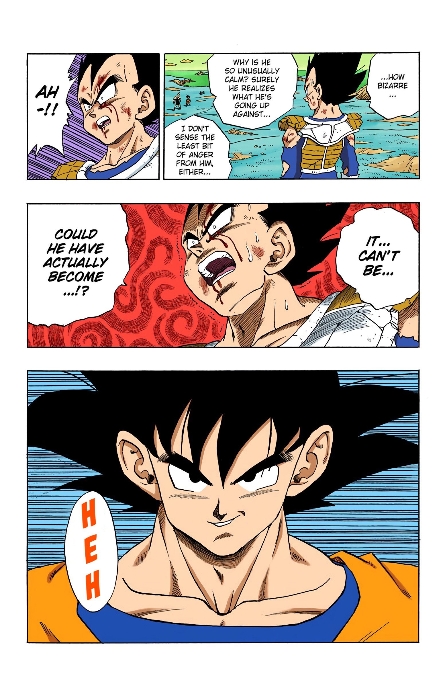 DBZ Frieza Saga Colored Manga