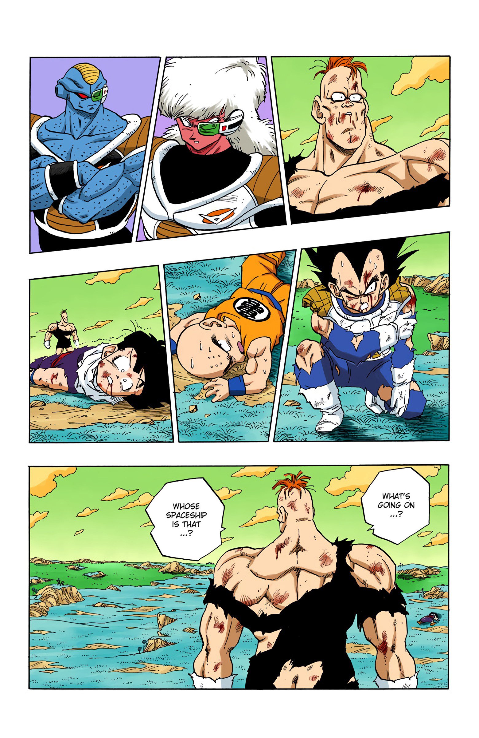 DBZ Frieza Saga Colored Manga