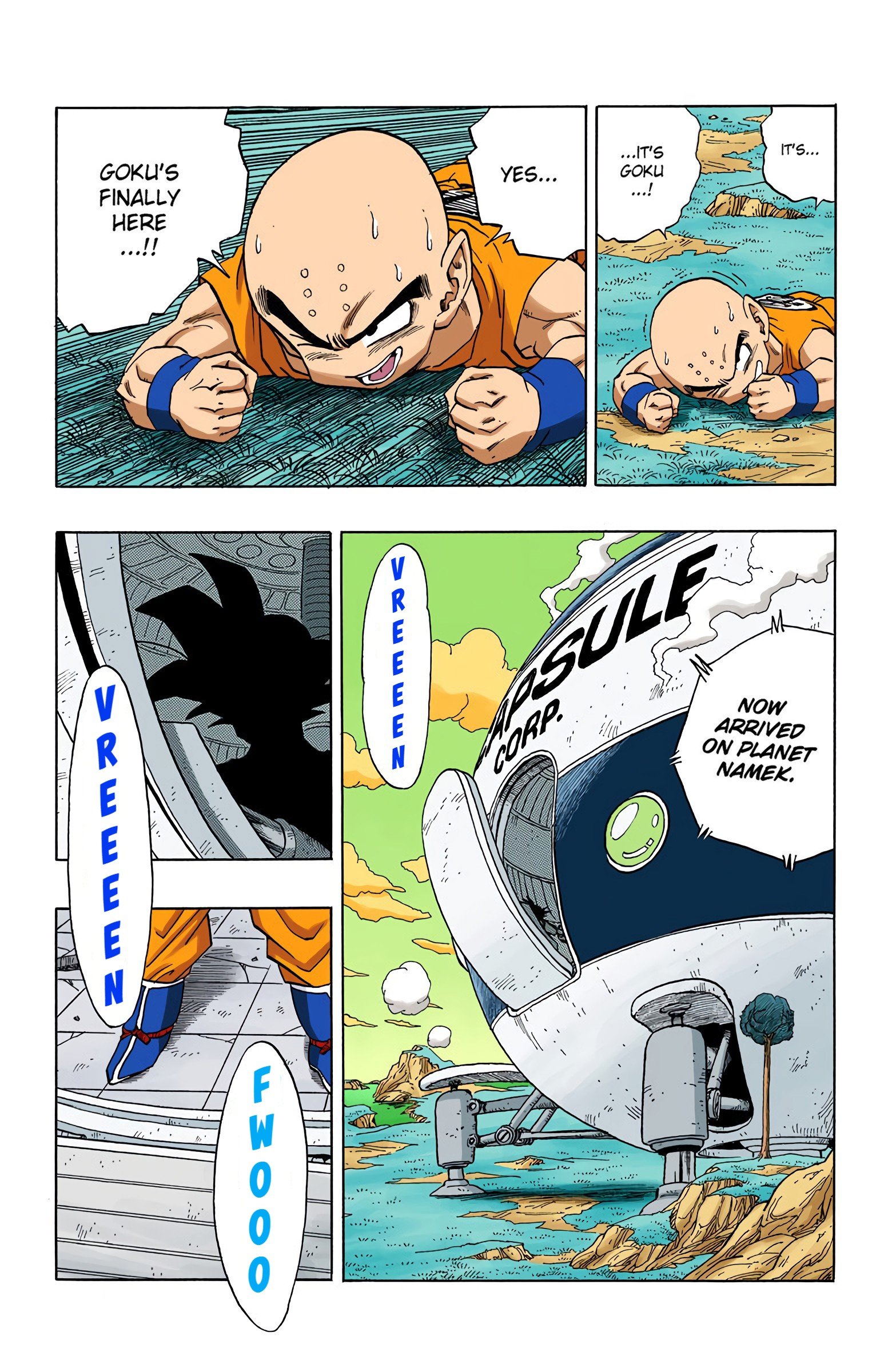 DBZ Frieza Saga Colored Manga