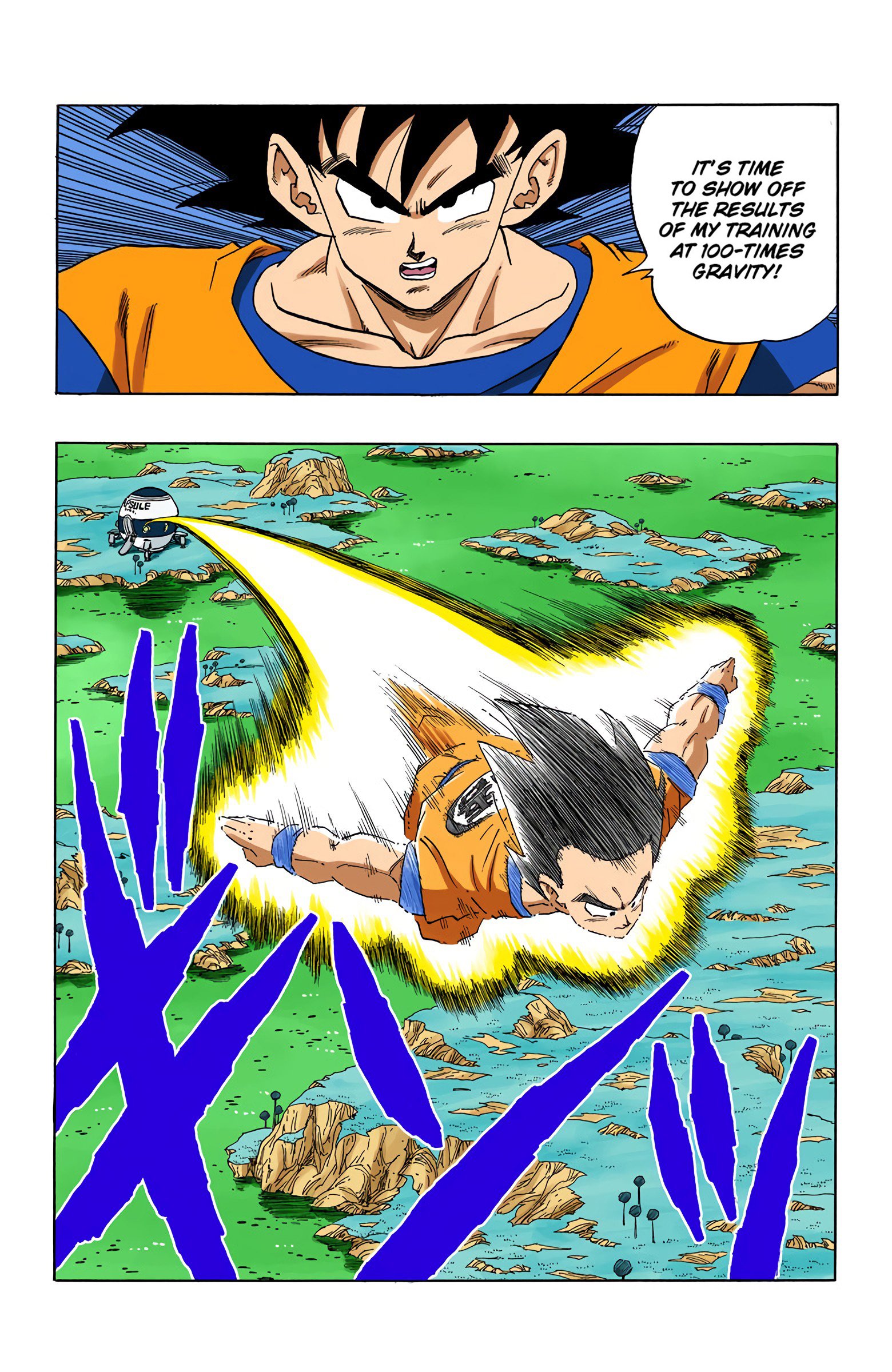 DBZ Frieza Saga Colored Manga