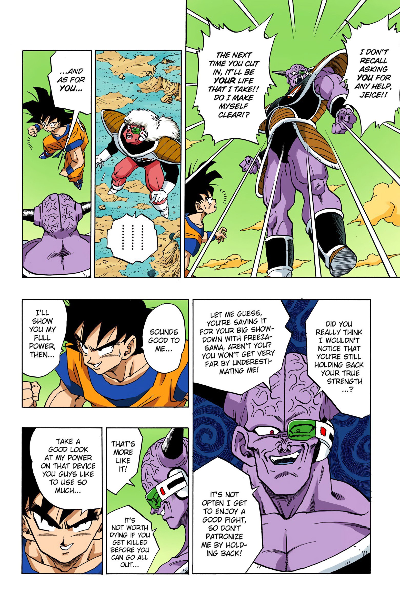 DBZ Frieza Saga Colored Manga