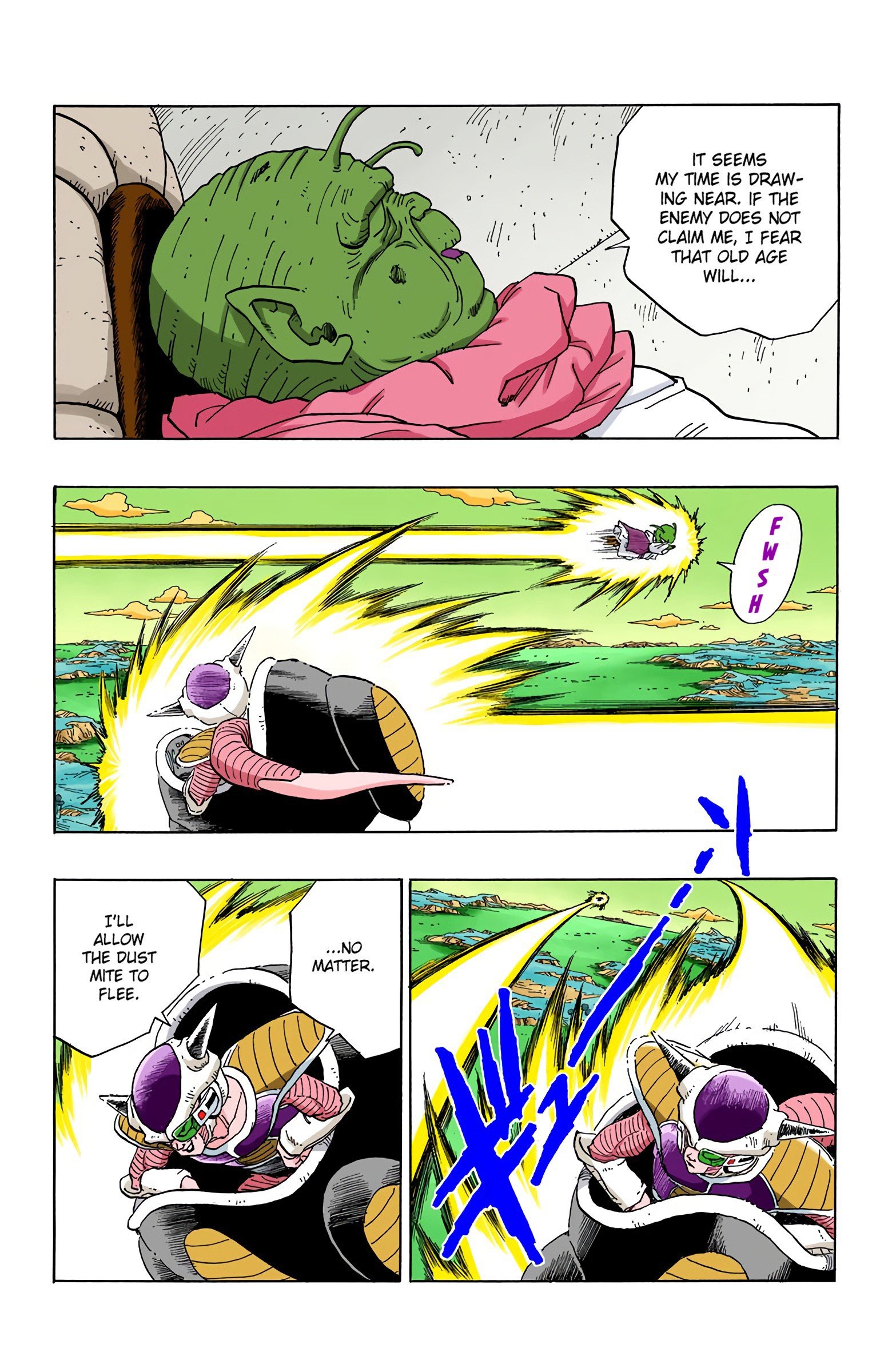 DBZ Frieza Saga Colored Manga