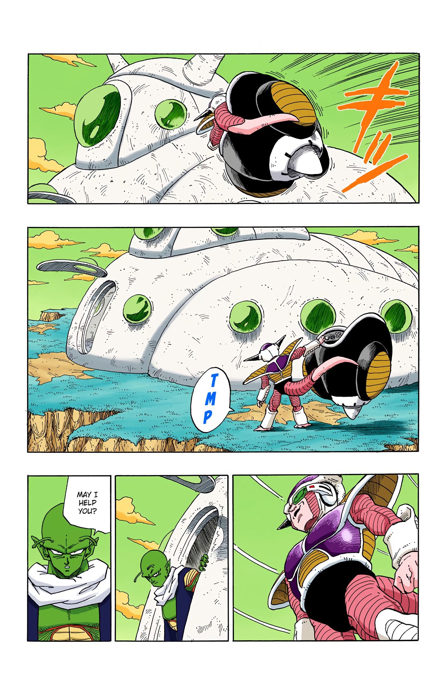 DBZ Frieza Saga Colored Manga