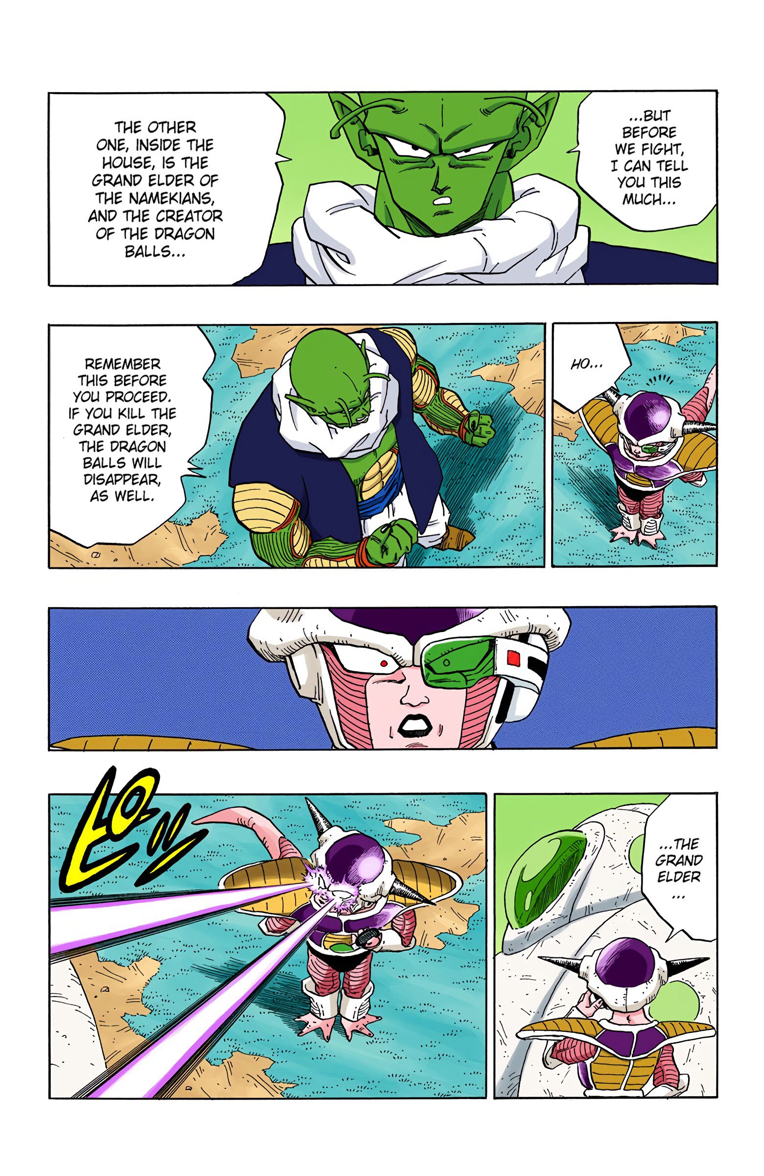 DBZ Frieza Saga Colored Manga