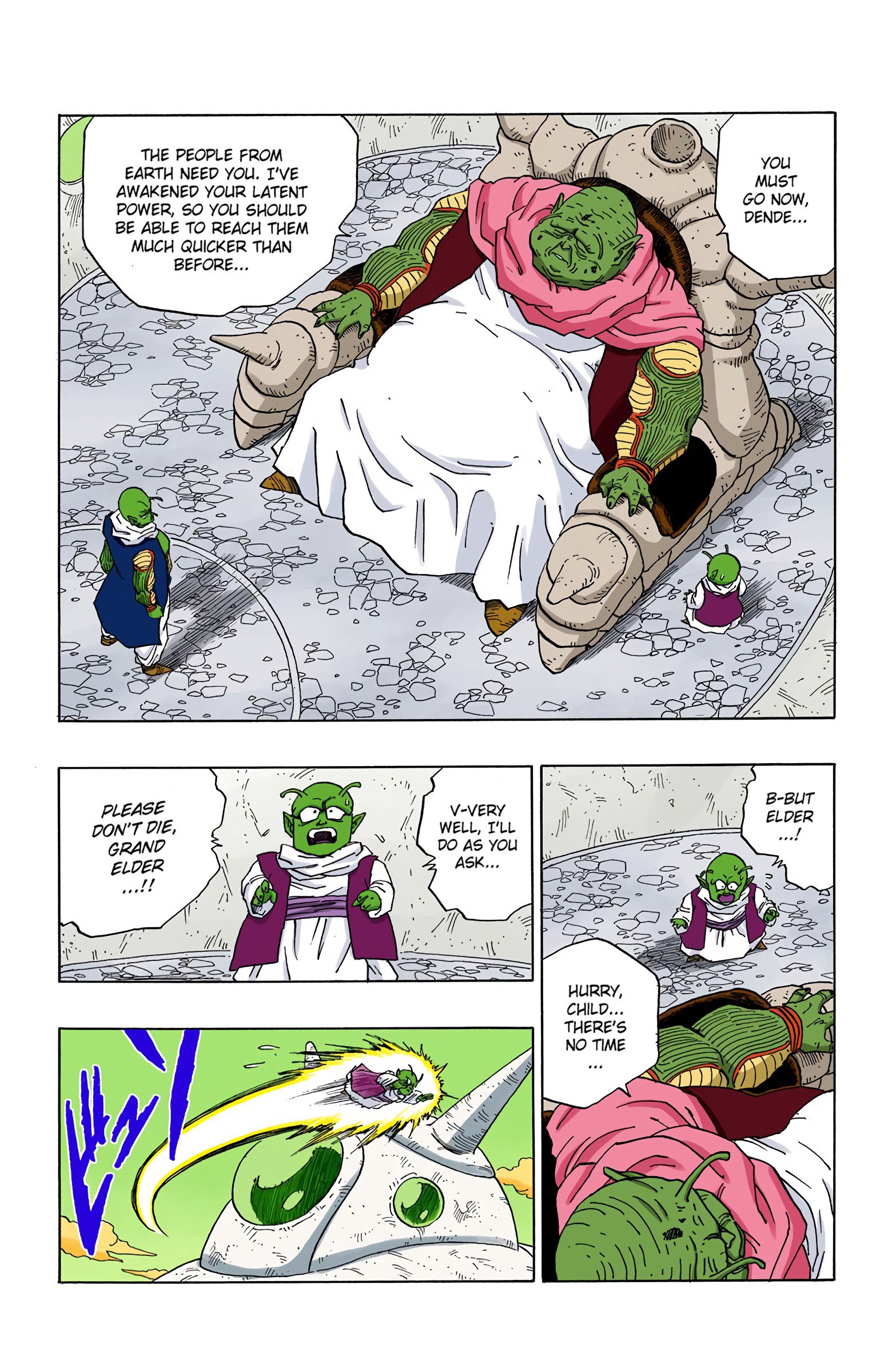 DBZ Frieza Saga Colored Manga