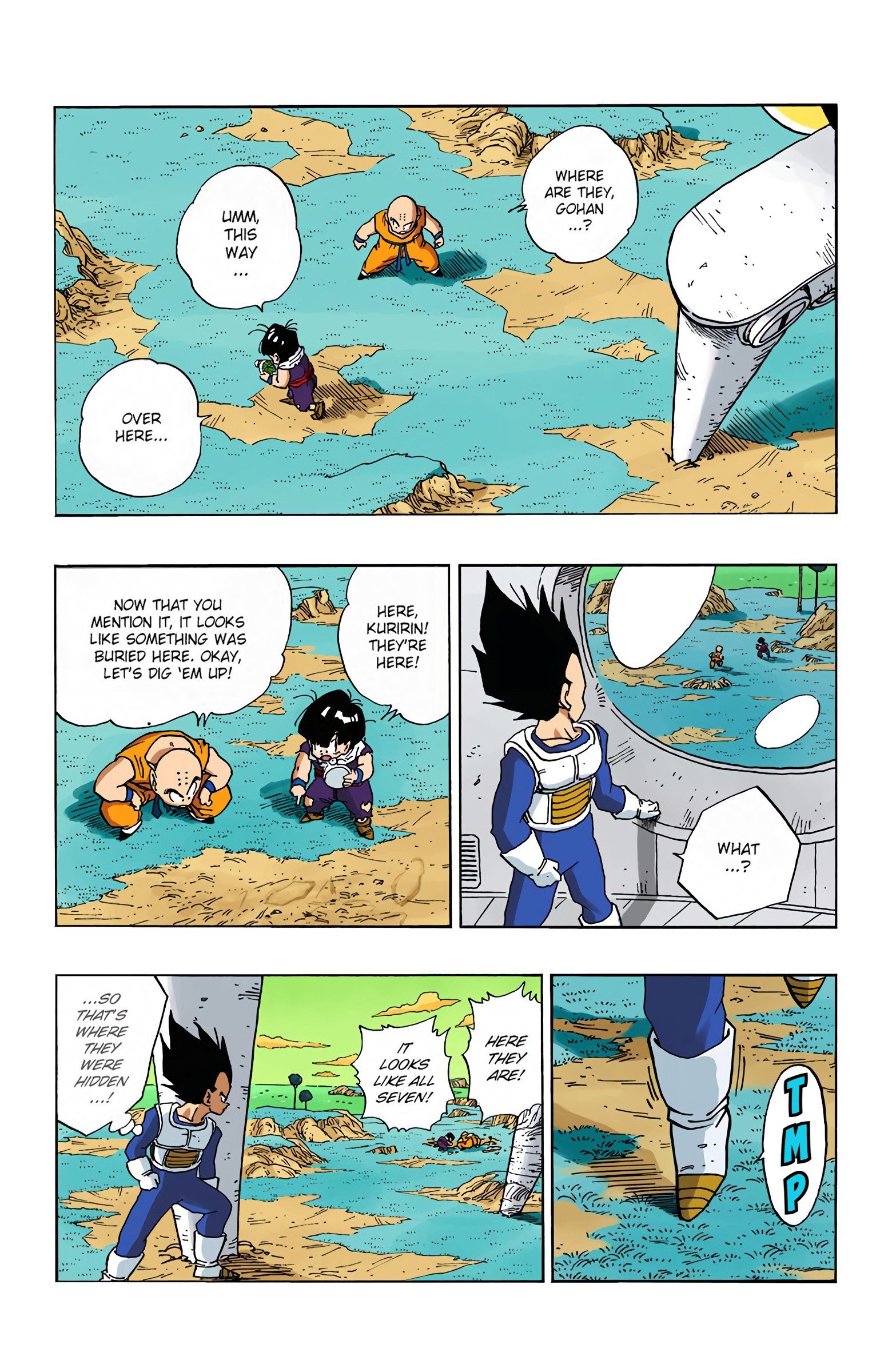 DBZ Frieza Saga Colored Manga