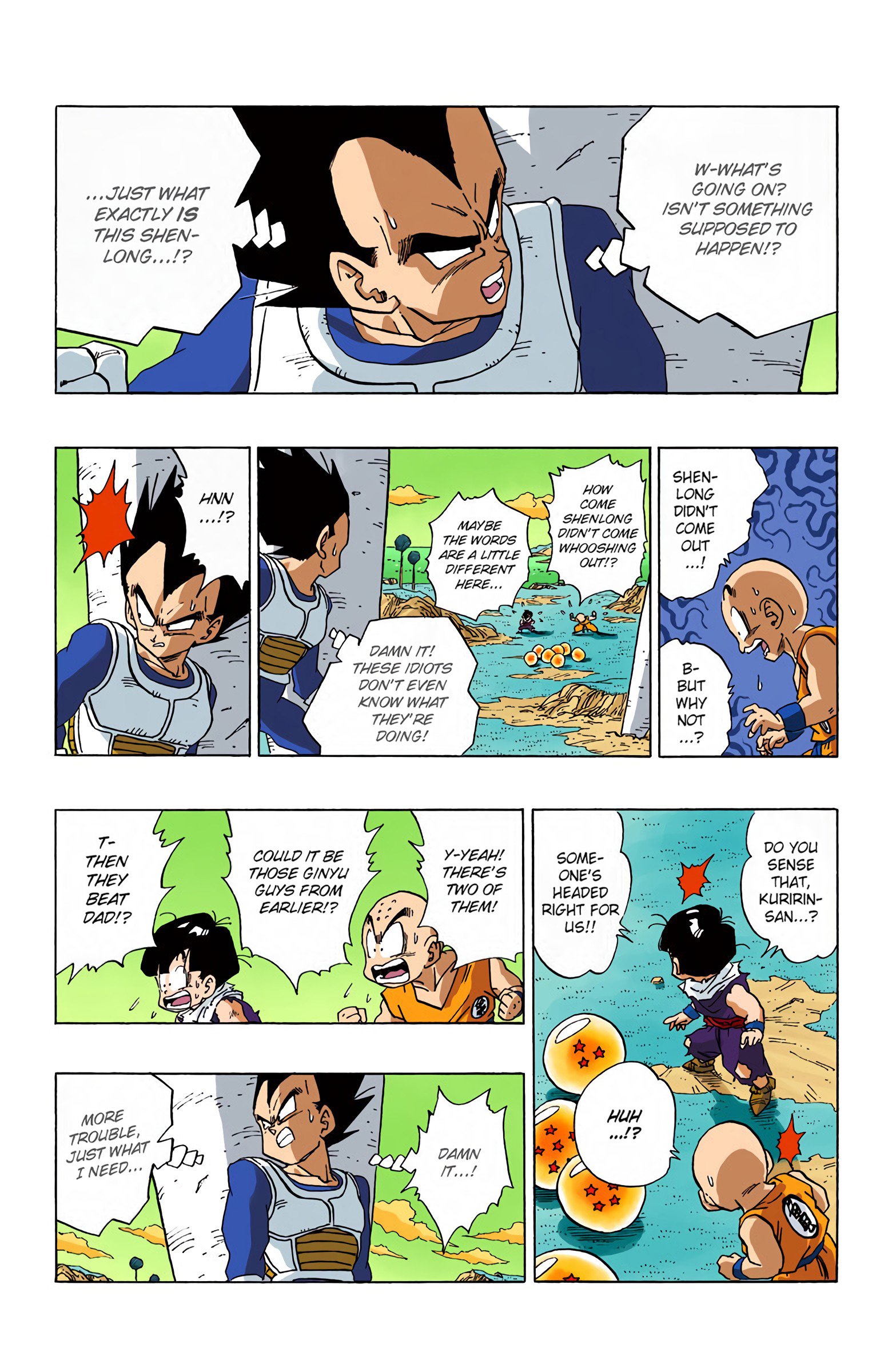 DBZ Frieza Saga Colored Manga