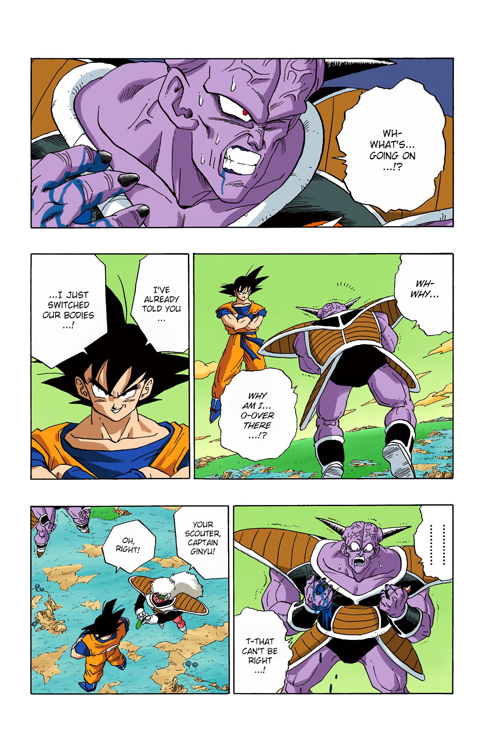 DBZ Frieza Saga Colored Manga