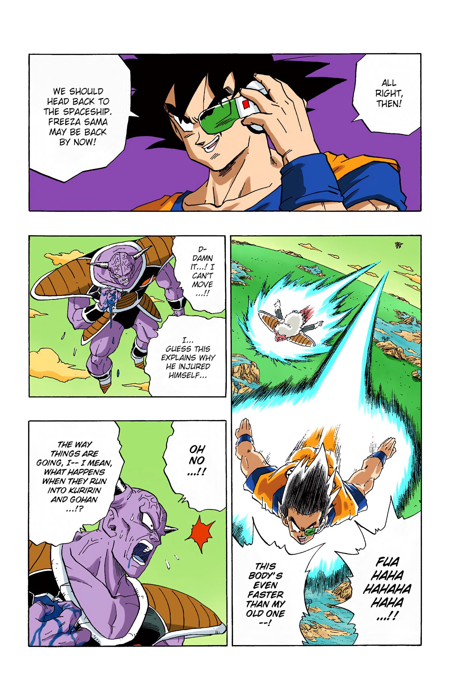 DBZ Frieza Saga Colored Manga