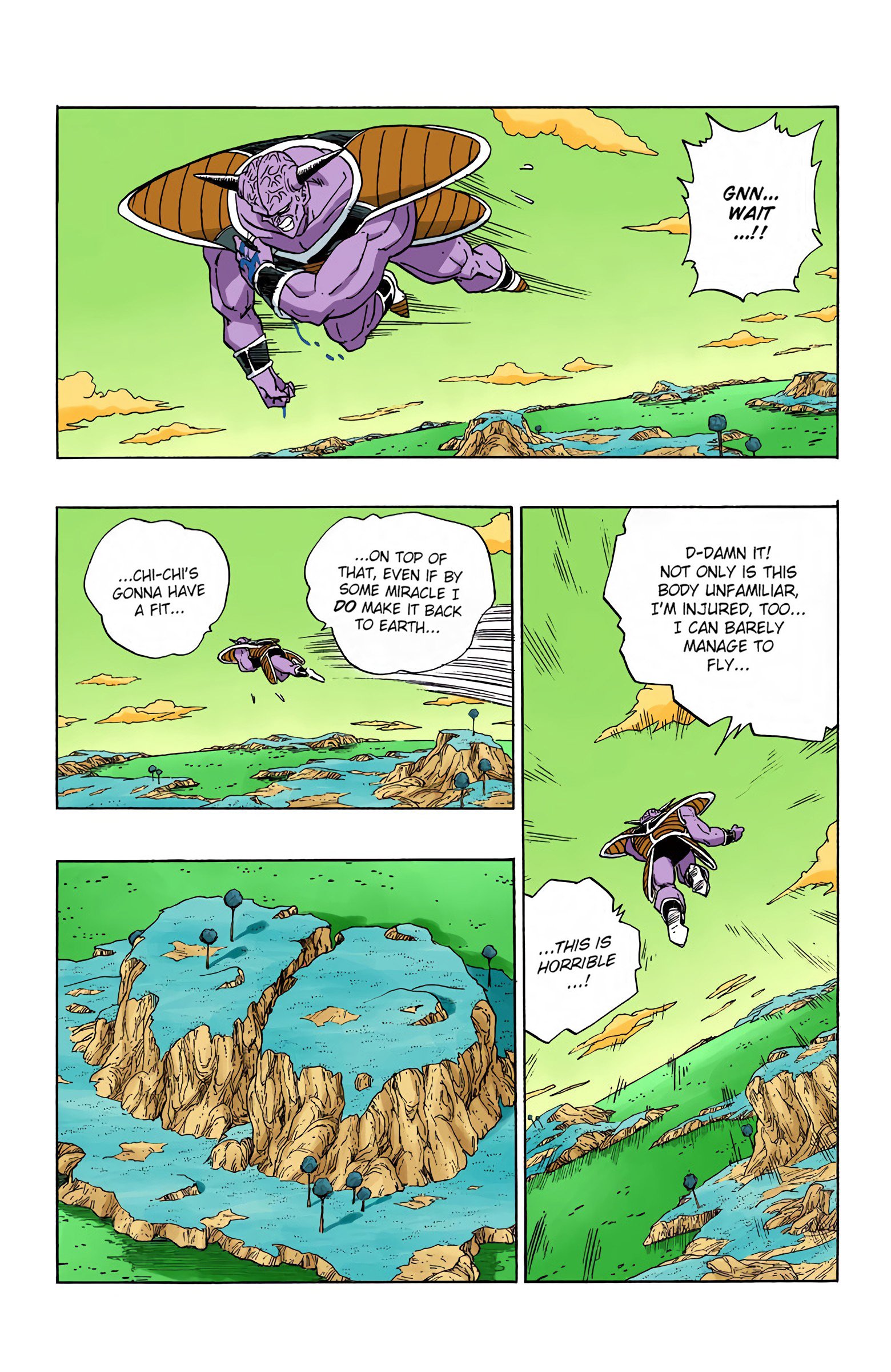 DBZ Frieza Saga Colored Manga