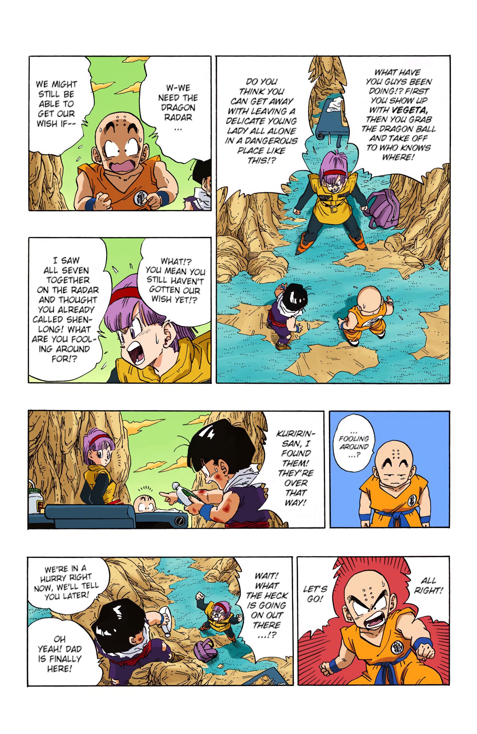 DBZ Frieza Saga Colored Manga