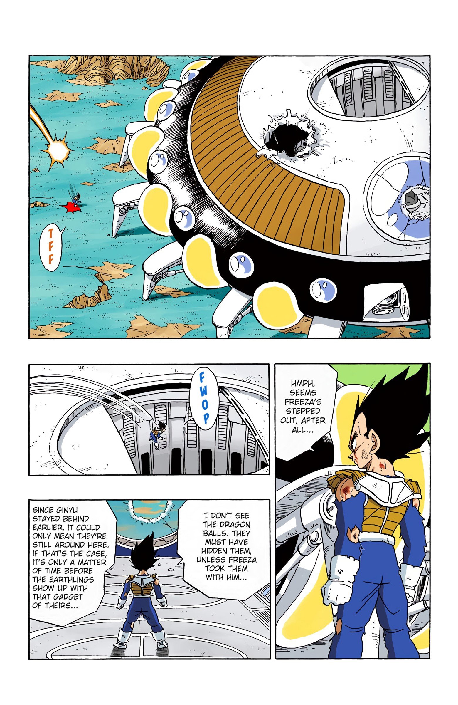 DBZ Frieza Saga Colored Manga