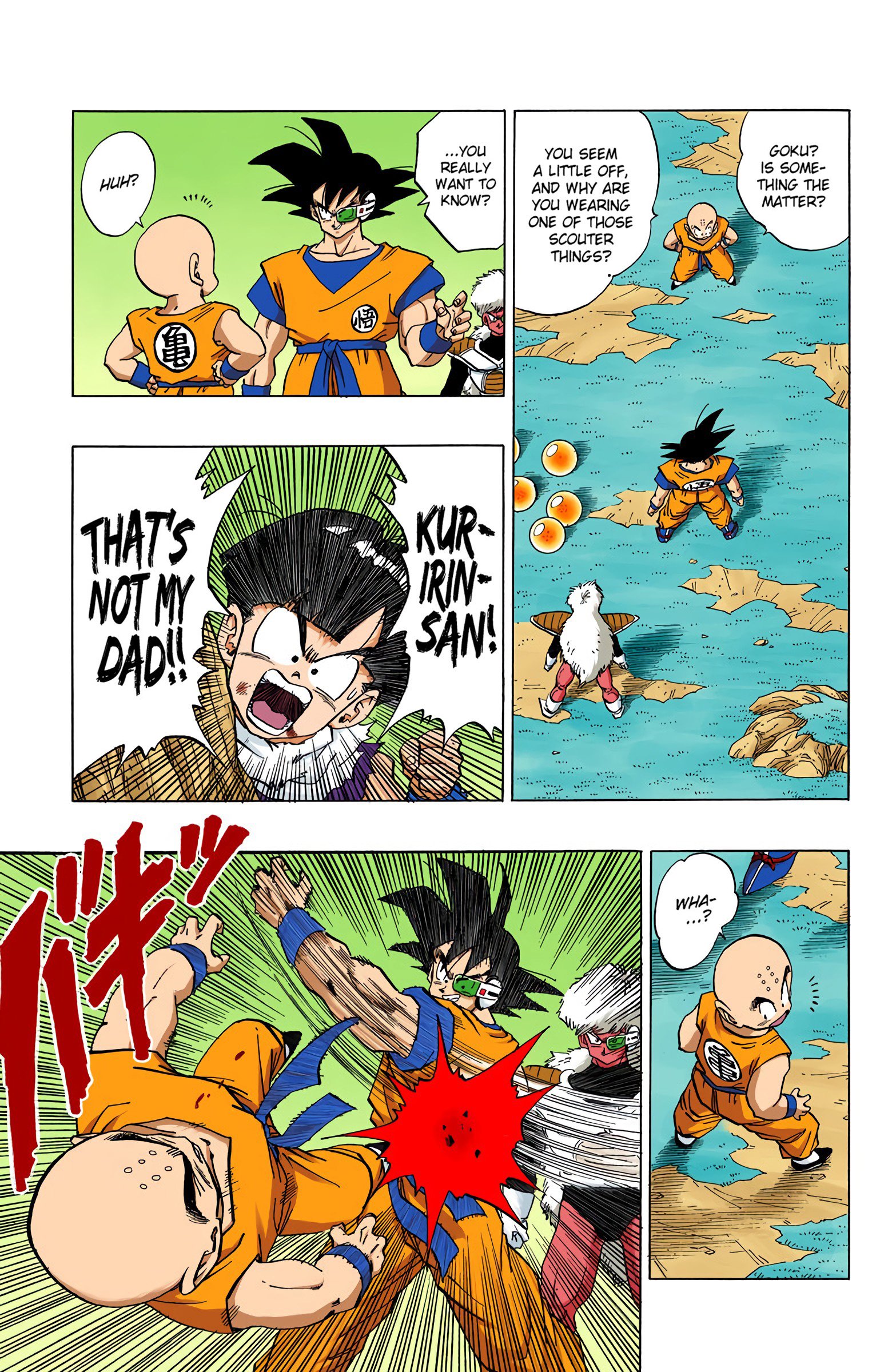 DBZ Frieza Saga Colored Manga