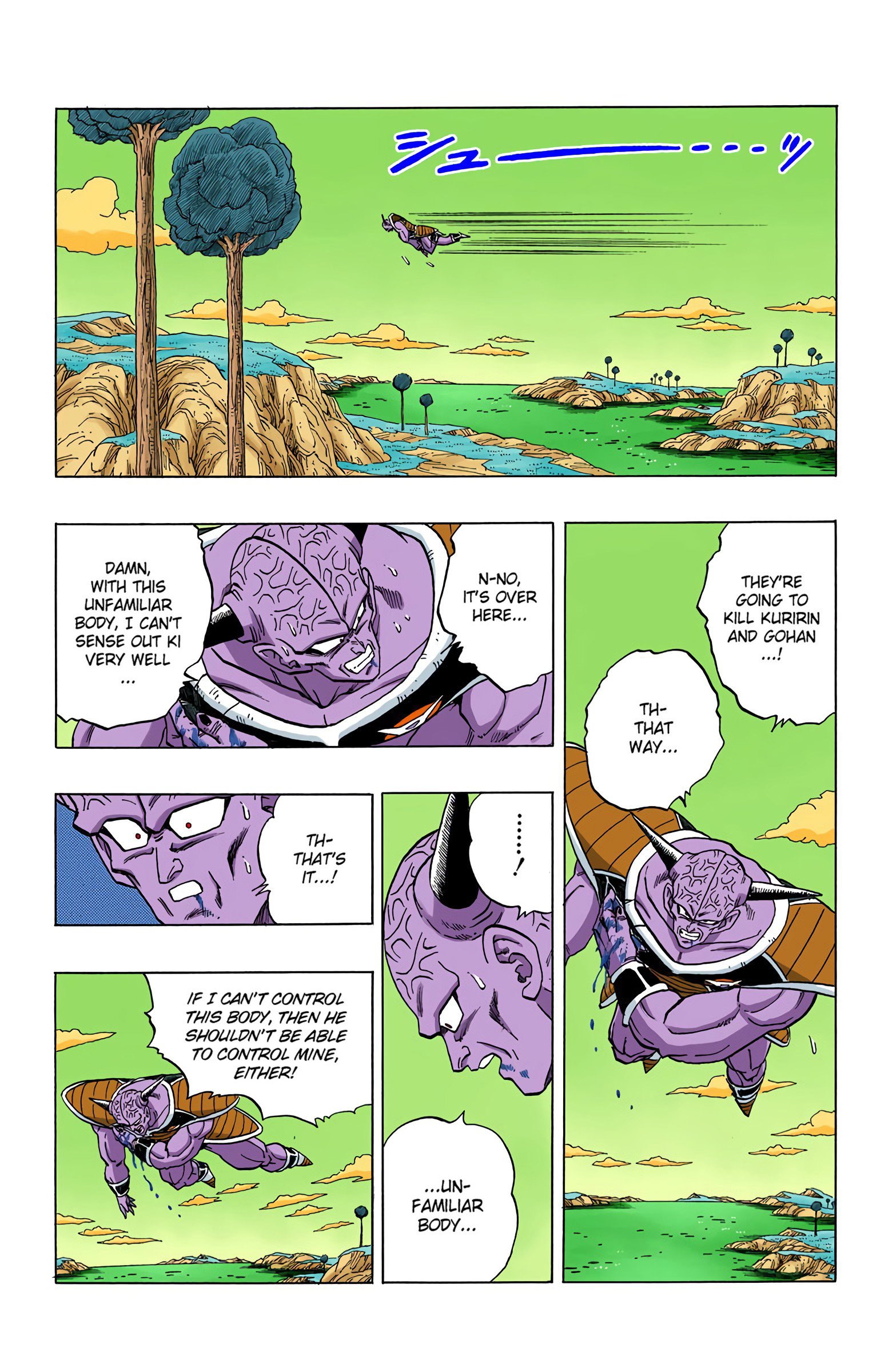 DBZ Frieza Saga Colored Manga