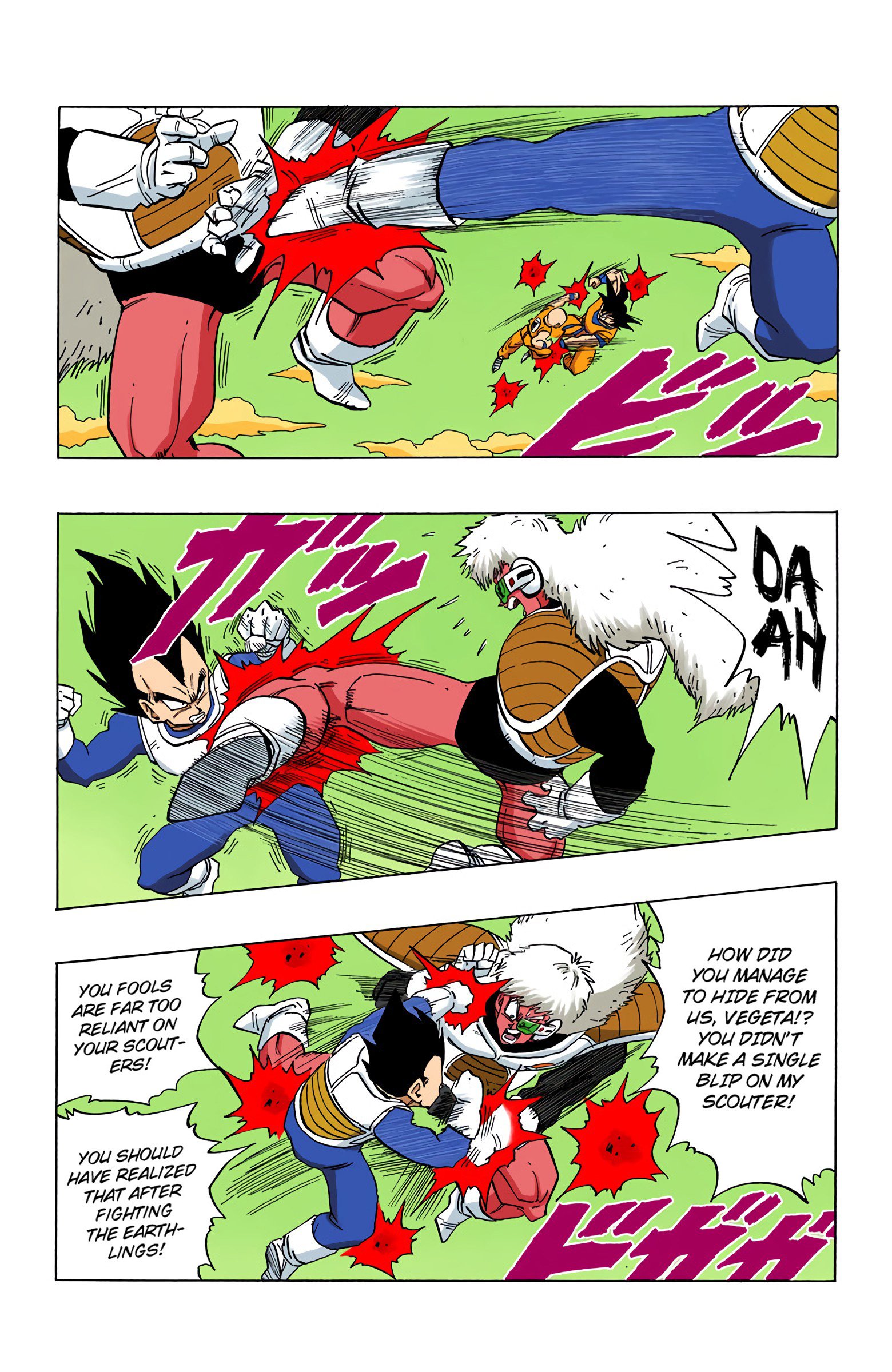 DBZ Frieza Saga Colored Manga