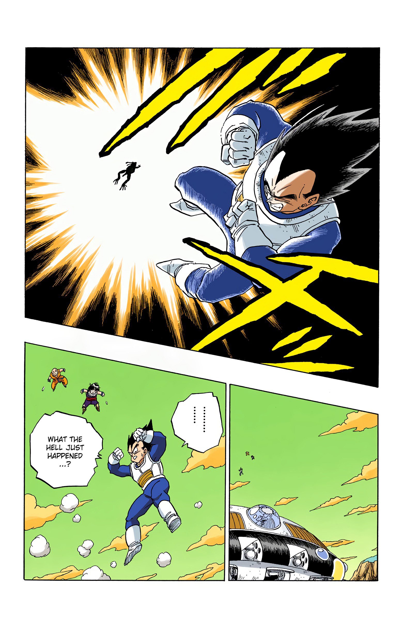 DBZ Frieza Saga Colored Manga