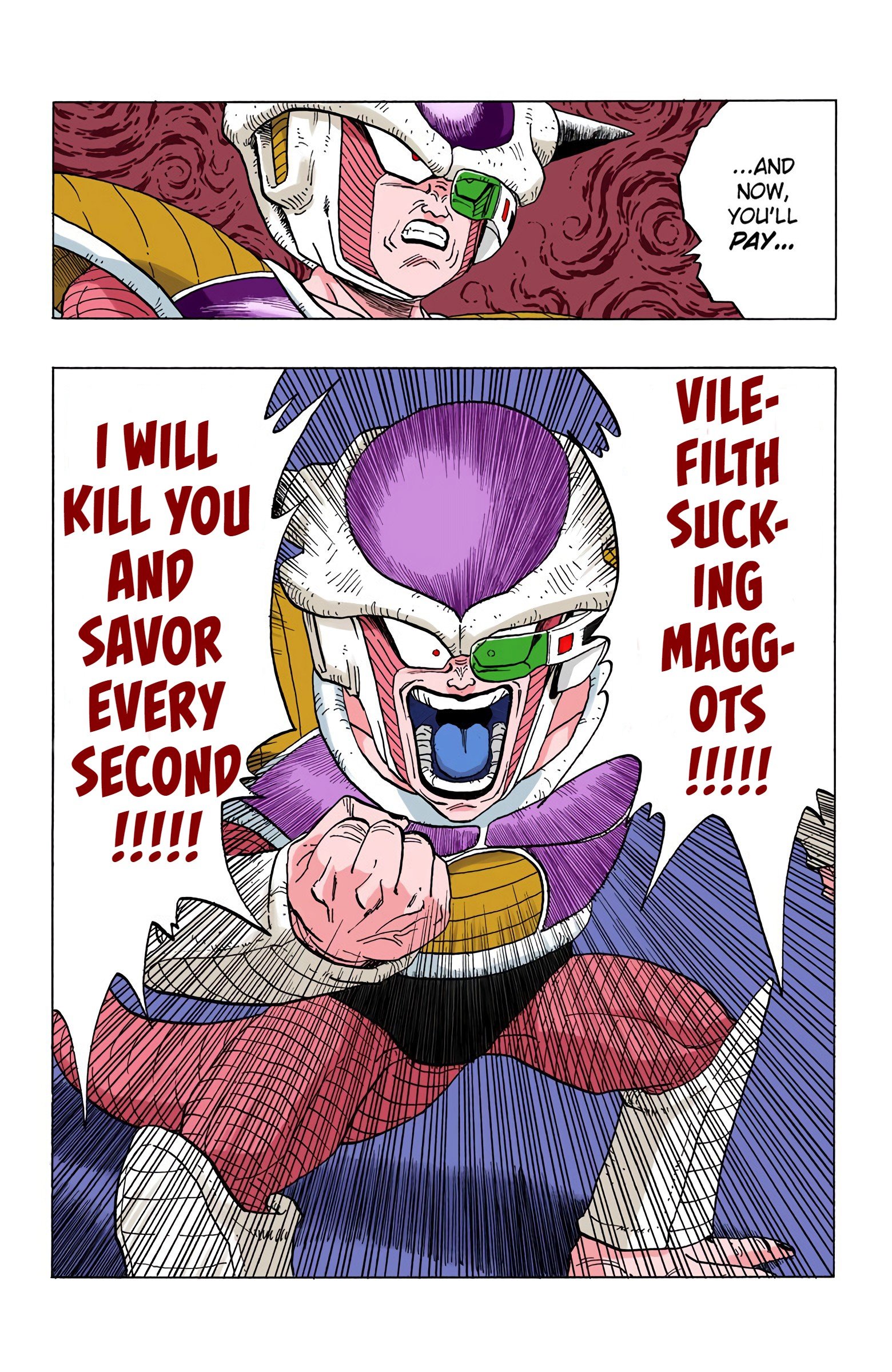 DBZ Frieza Saga Colored Manga