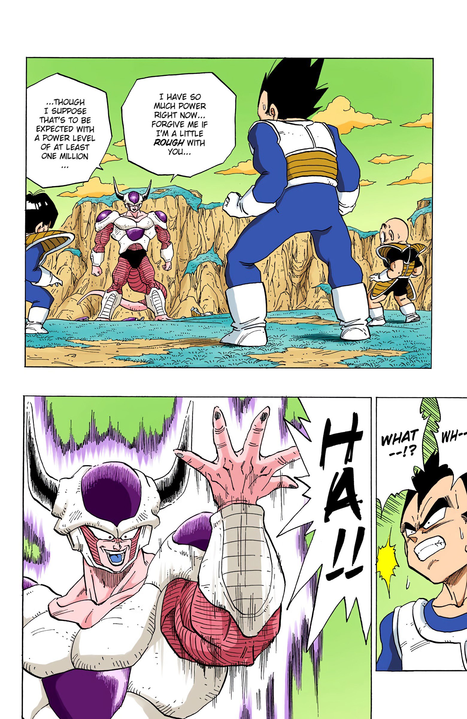 DBZ Frieza Saga Colored Manga