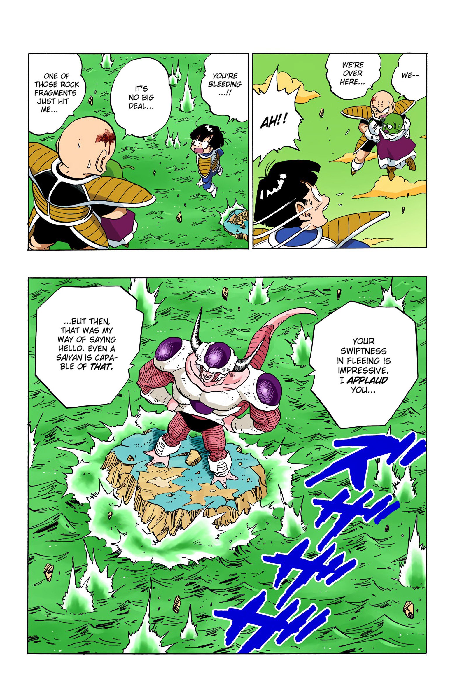 DBZ Frieza Saga Colored Manga