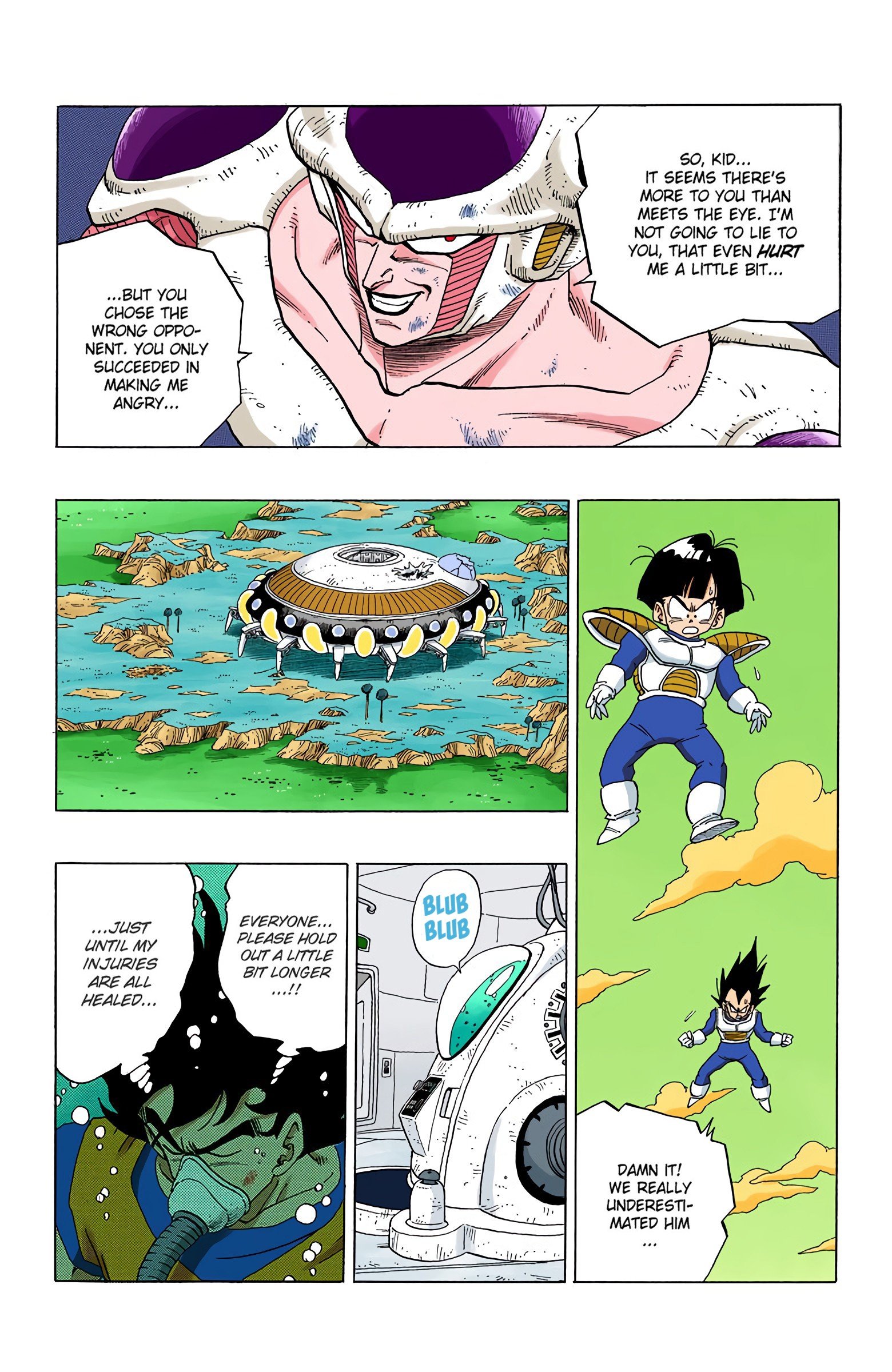 DBZ Frieza Saga Colored Manga