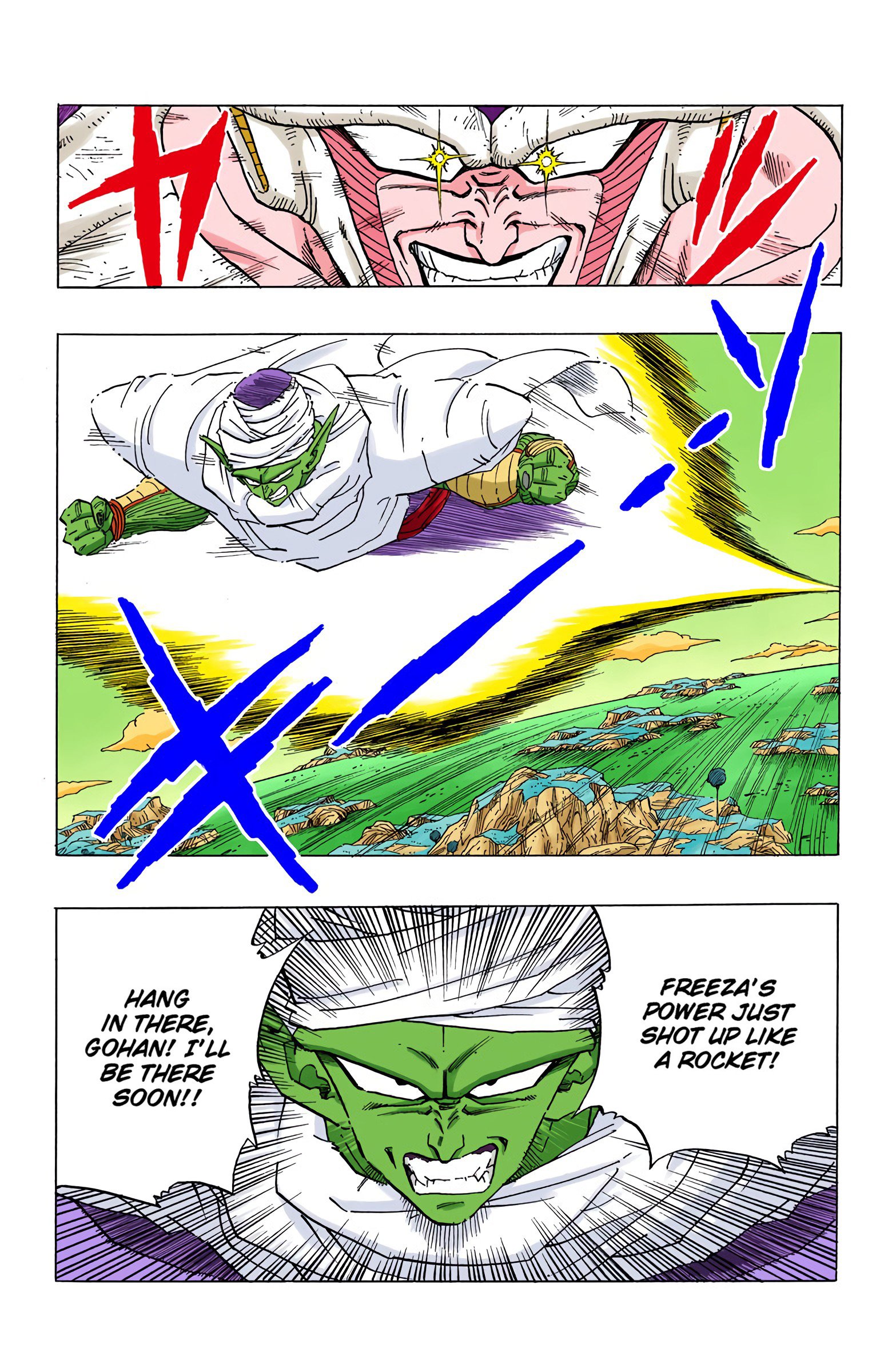 DBZ Frieza Saga Colored Manga