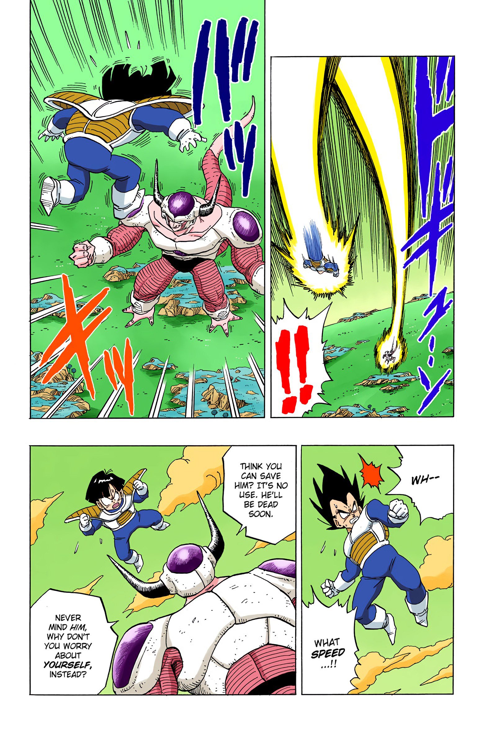 DBZ Frieza Saga Colored Manga